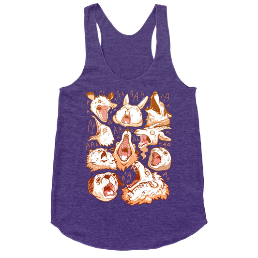 Screaming Animals Racerback Tank