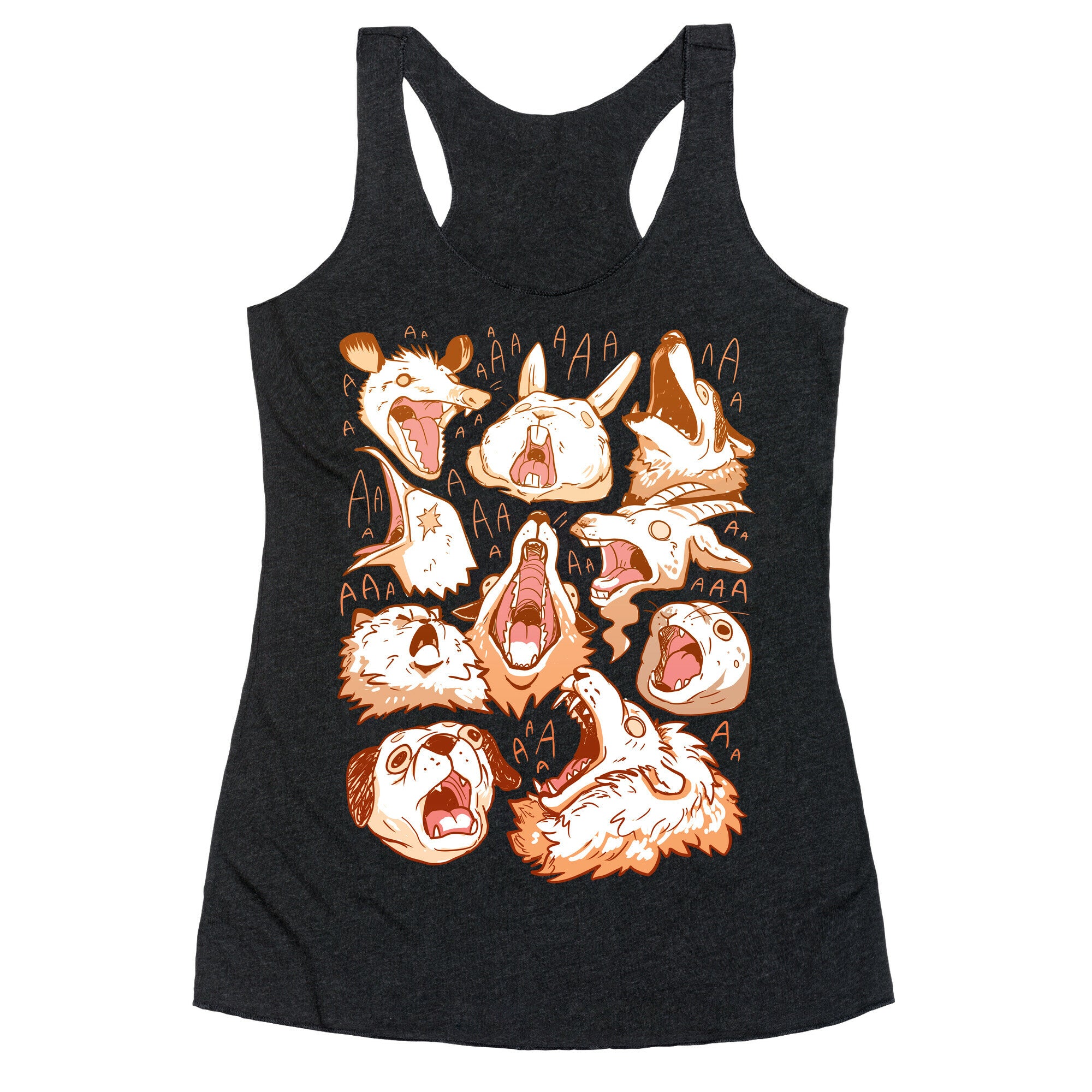 Screaming Animals Racerback Tank