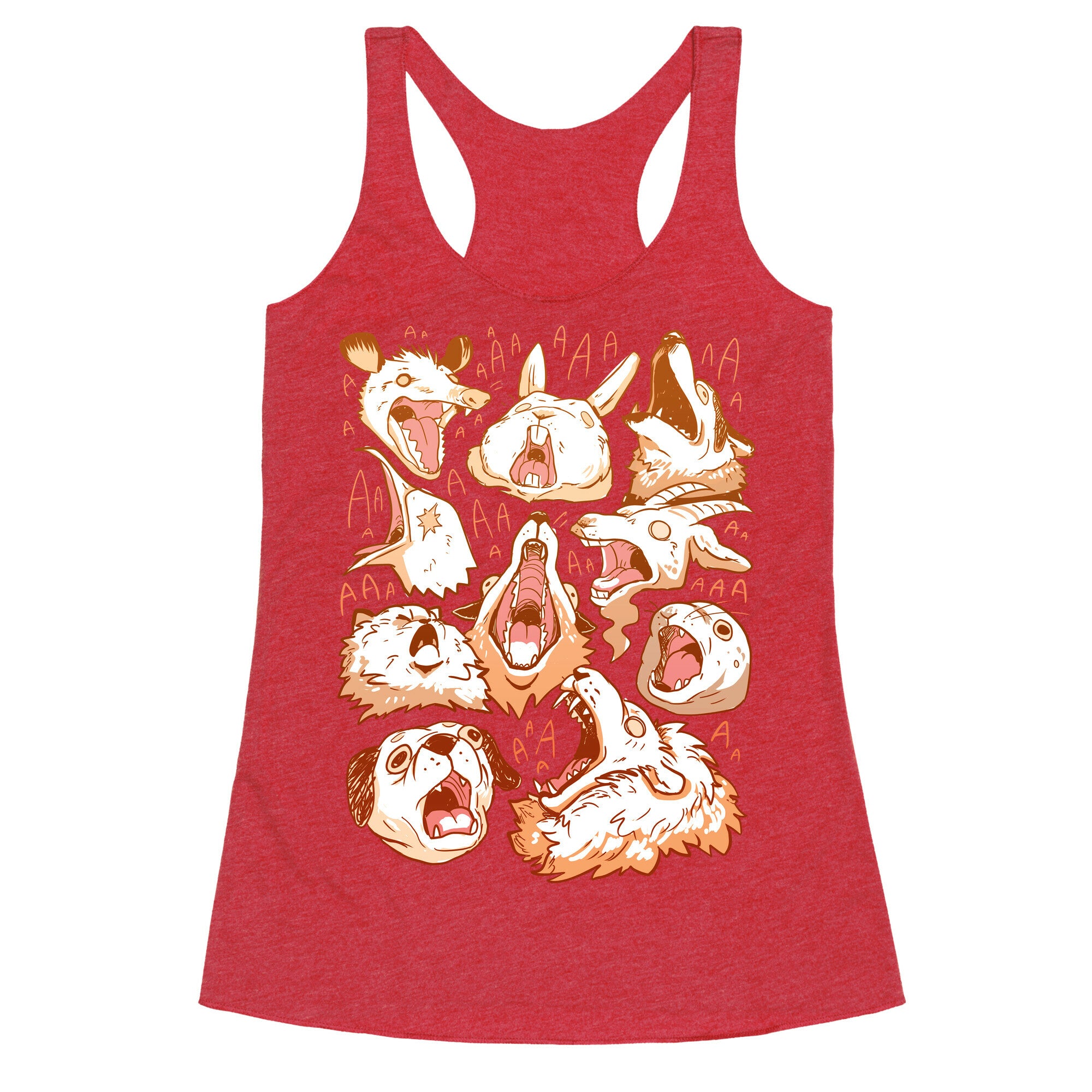Screaming Animals Racerback Tank