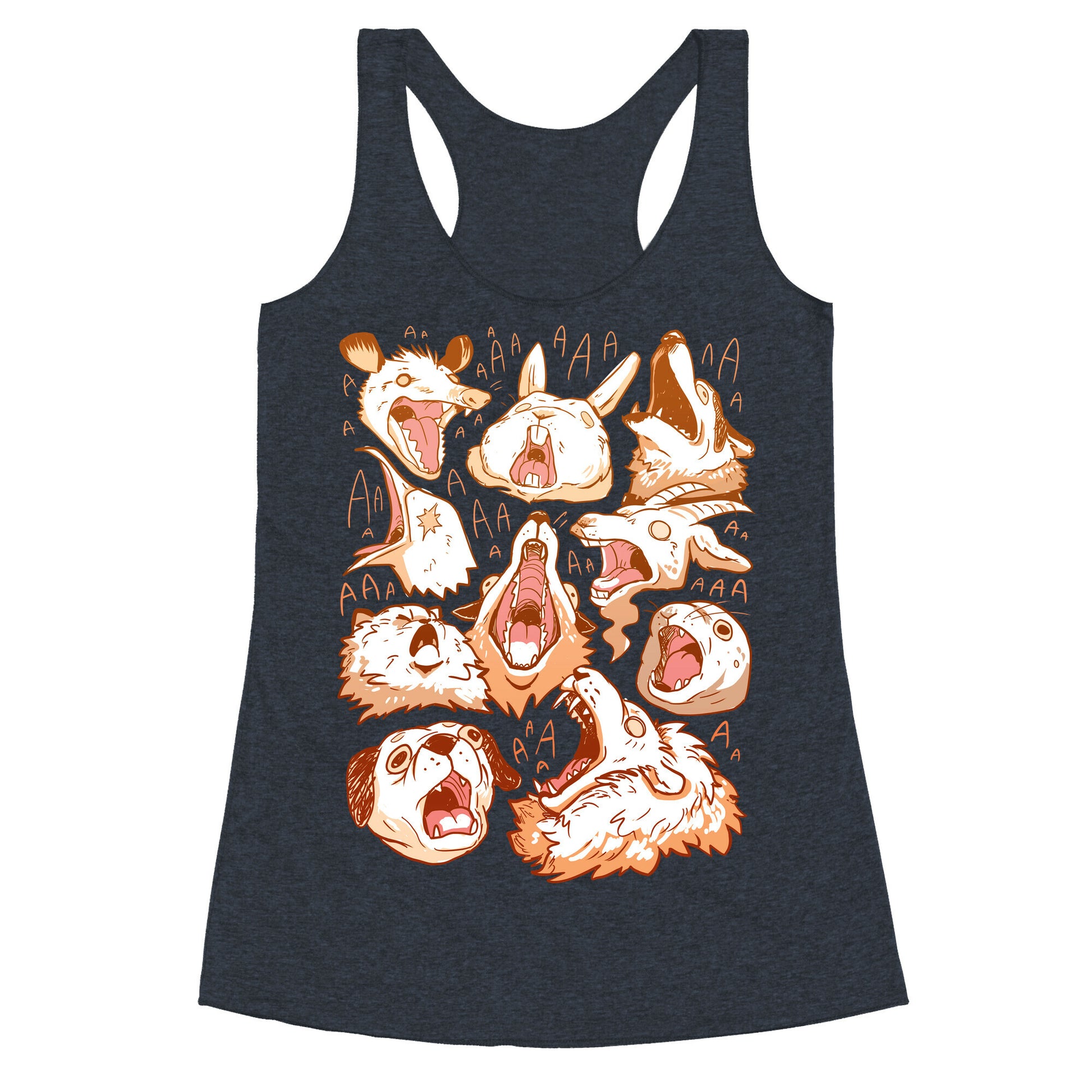 Screaming Animals Racerback Tank