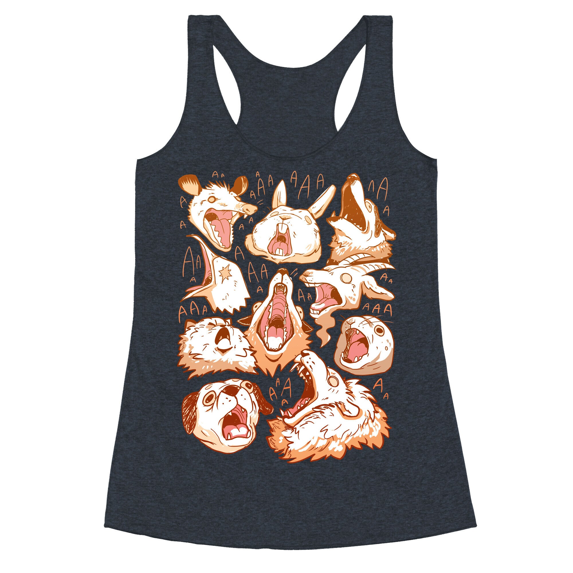 Screaming Animals Racerback Tank