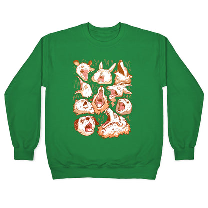 Screaming Animals Crewneck Sweatshirt