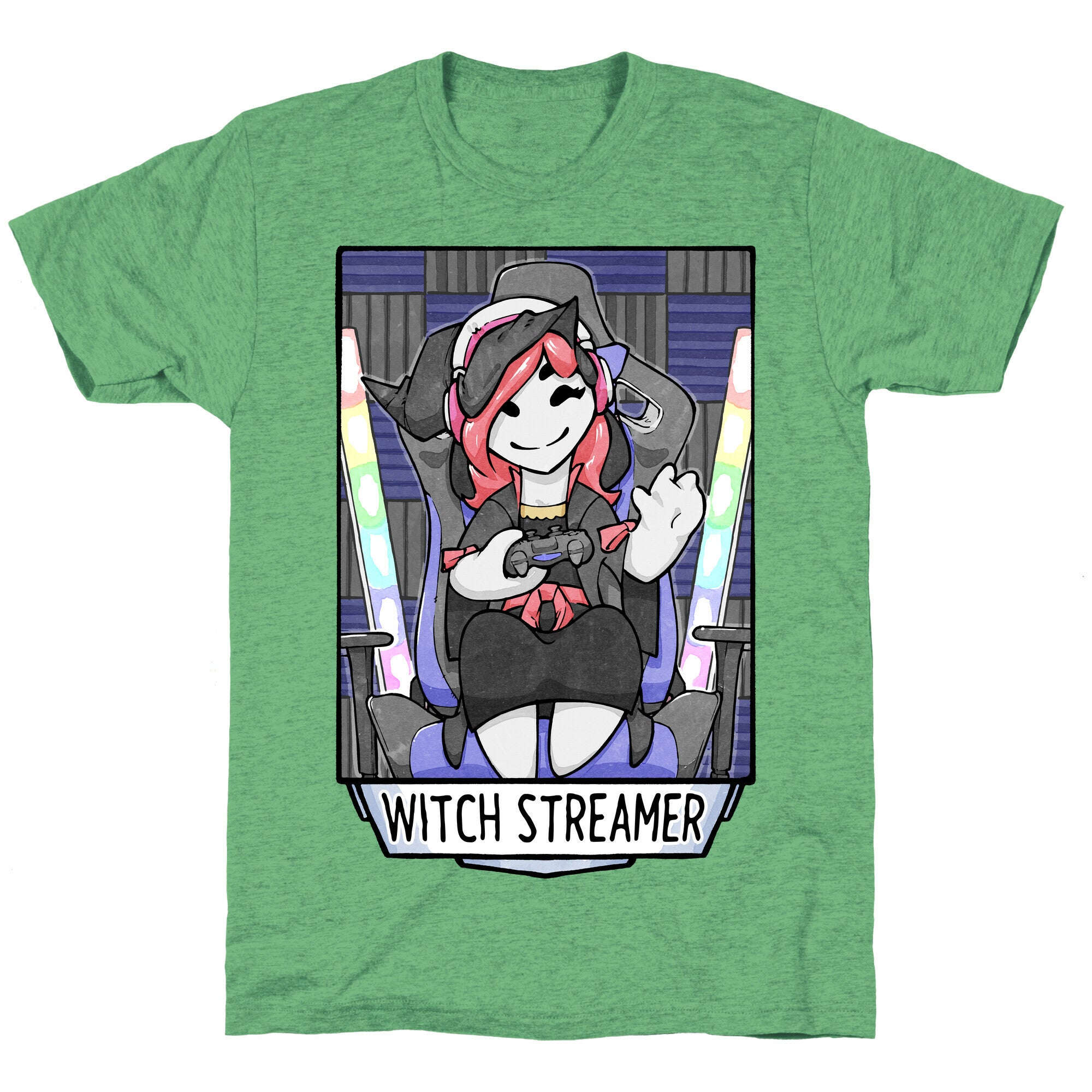 Witch Streamer Unisex Triblend Tee