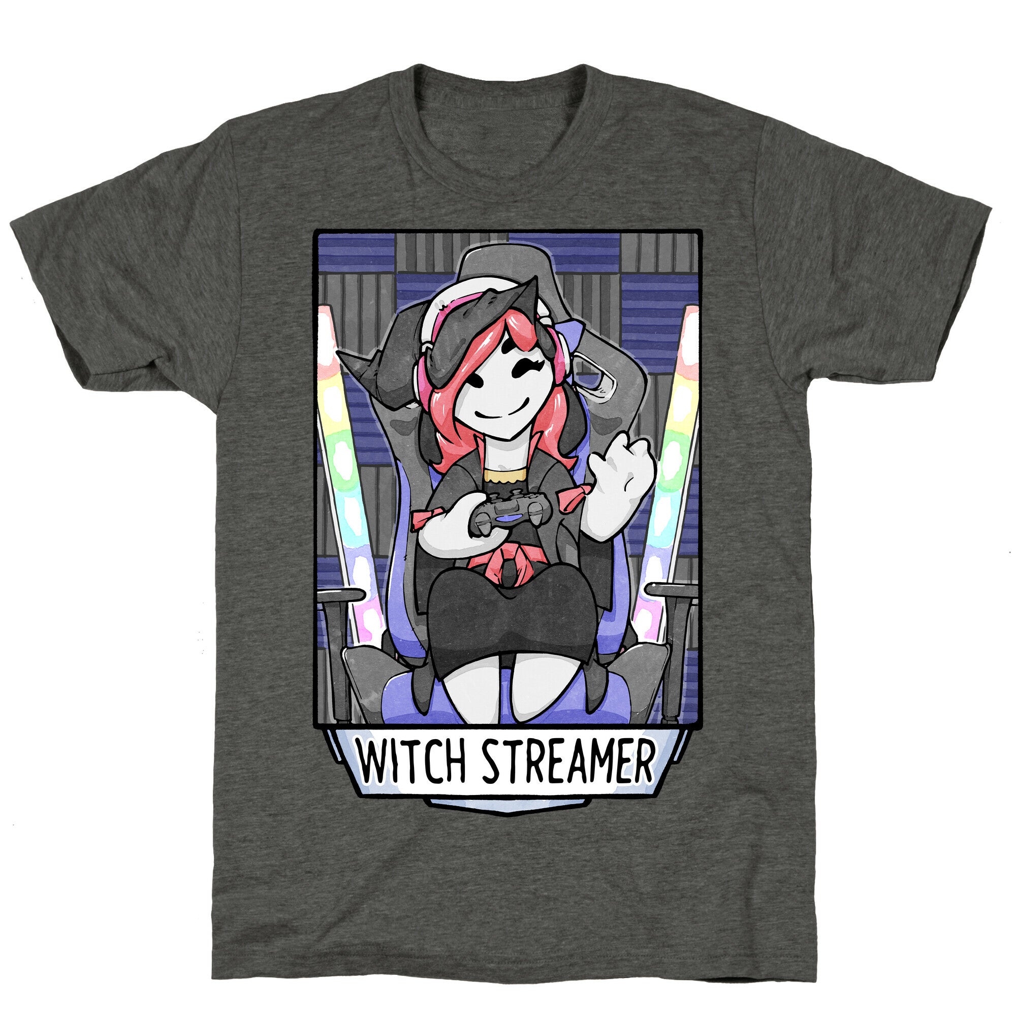 Witch Streamer Unisex Triblend Tee