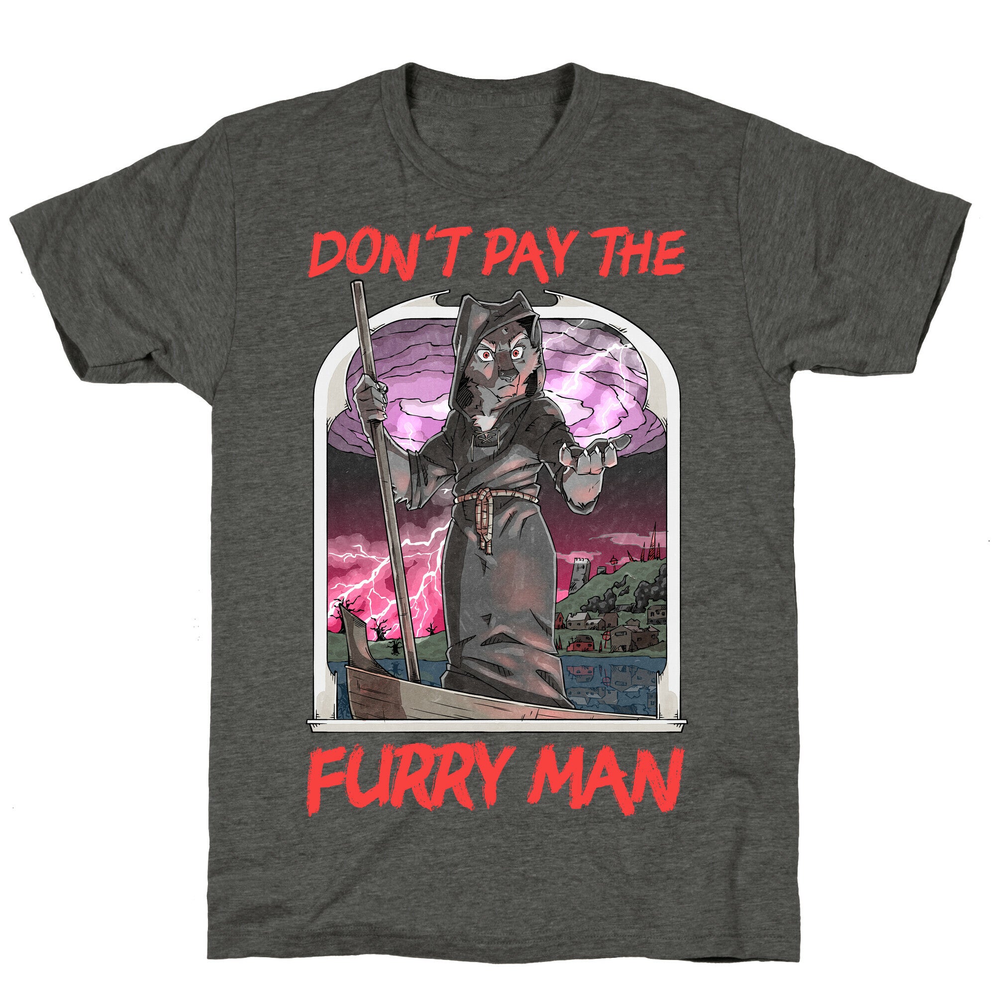 Don't Pay The Furry Man Unisex Triblend Tee