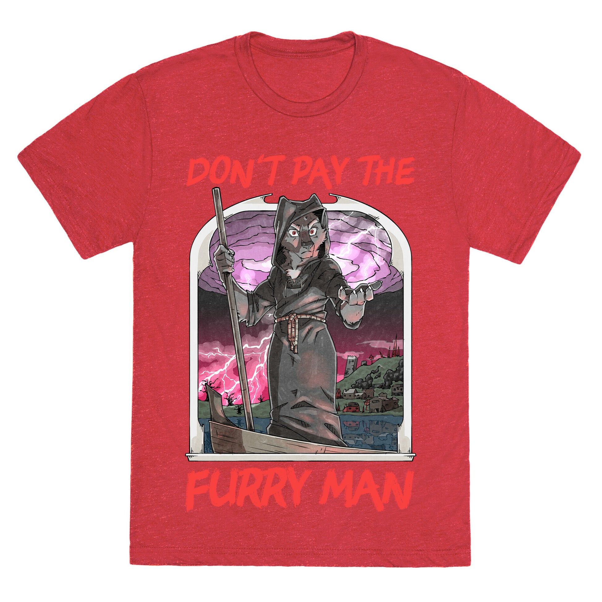 Don't Pay The Furry Man Unisex Triblend Tee