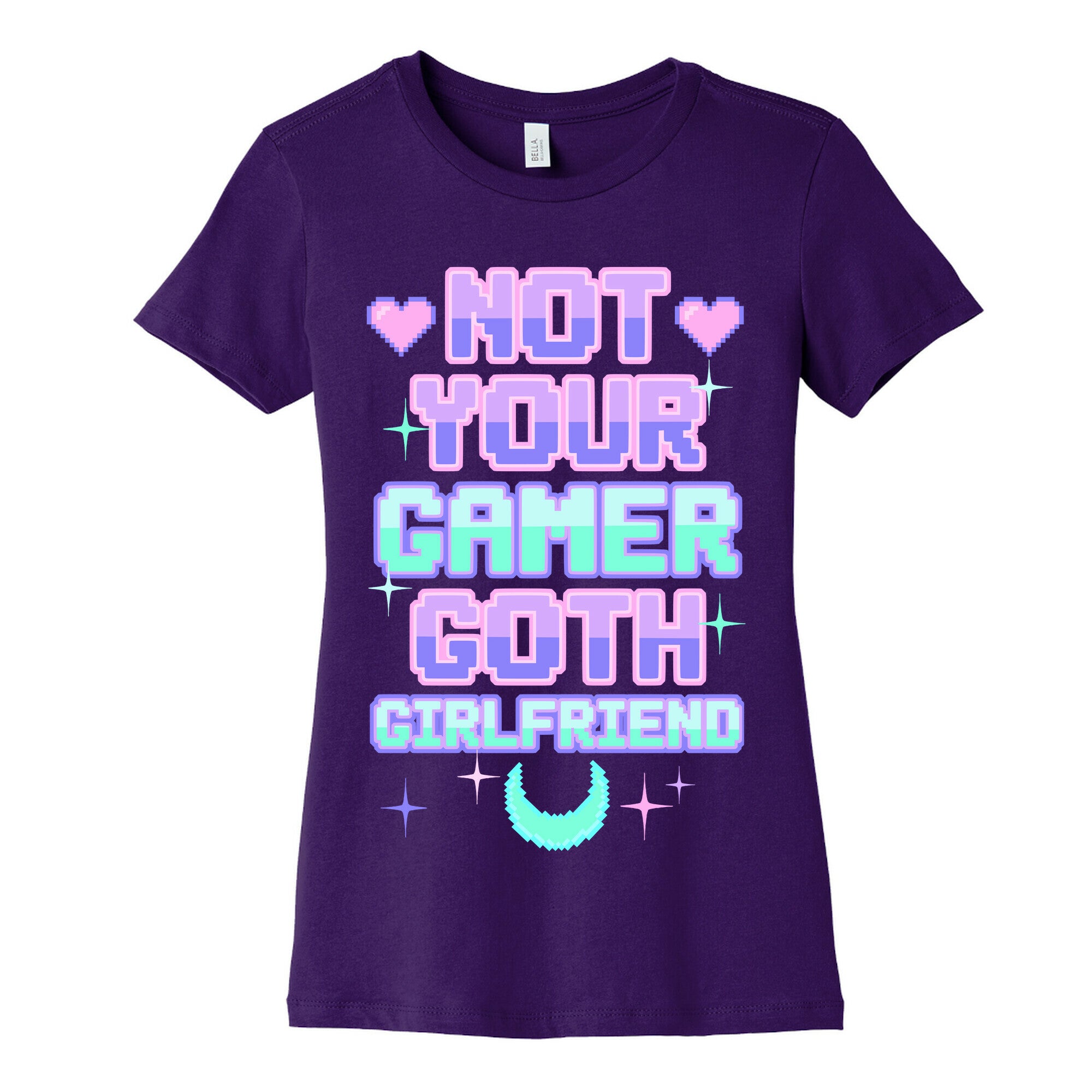 Not Your Gamer Goth Girlfriend Women's Cotton Tee