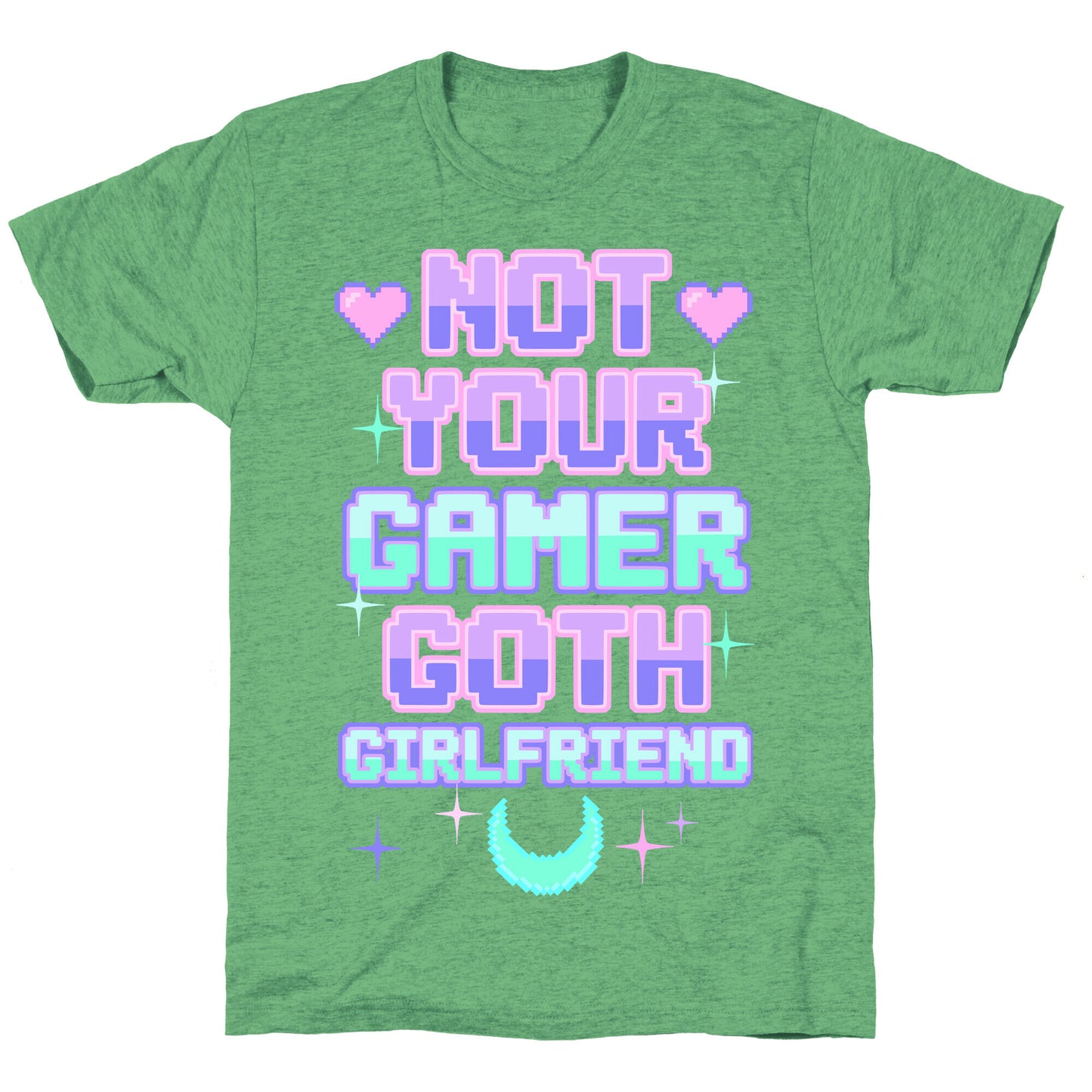 Not Your Gamer Goth Girlfriend Unisex Triblend Tee