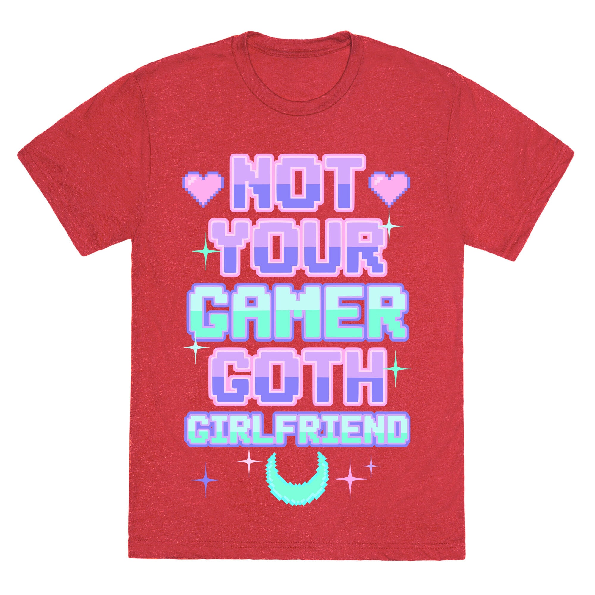 Not Your Gamer Goth Girlfriend Unisex Triblend Tee
