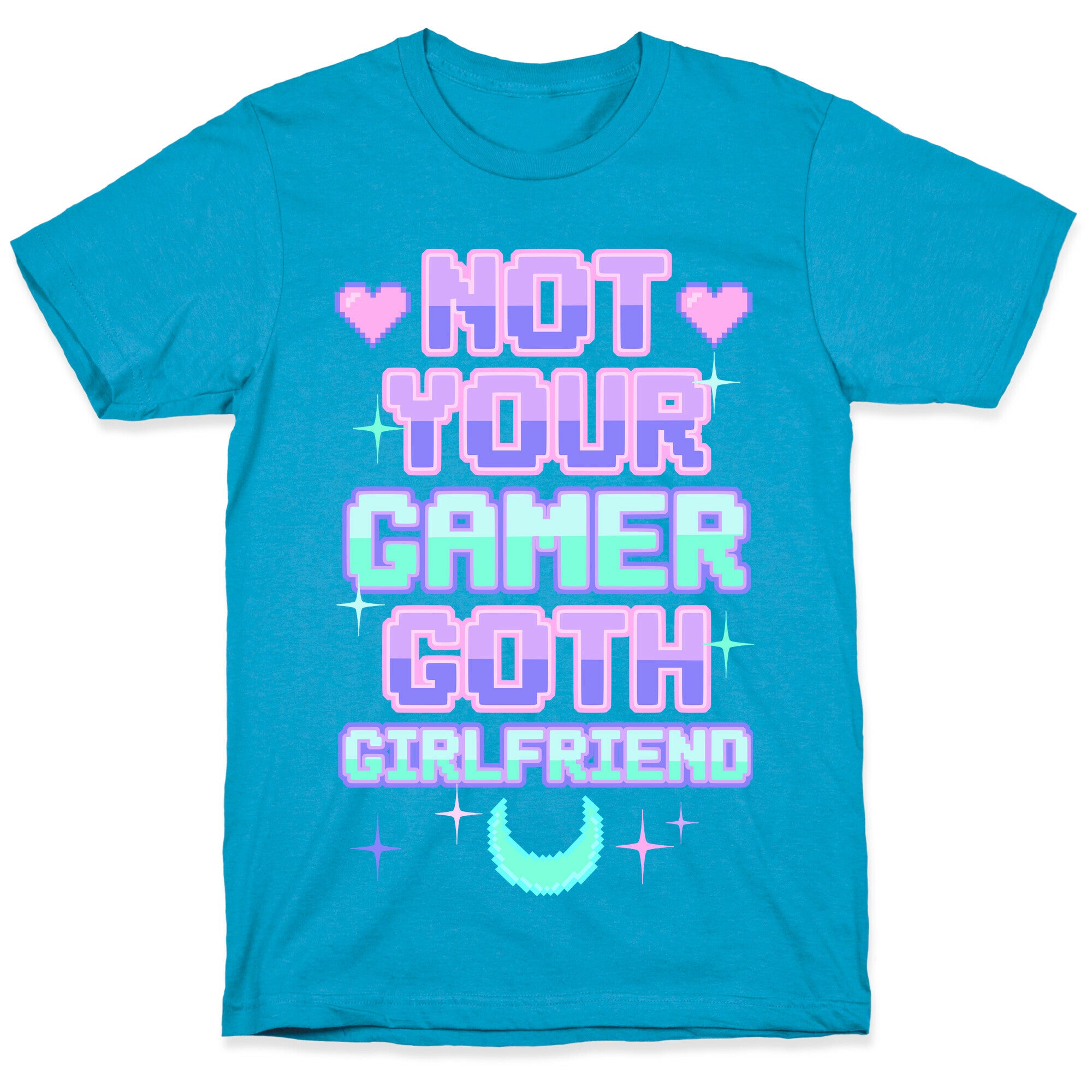 Not Your Gamer Goth Girlfriend Unisex Triblend Tee