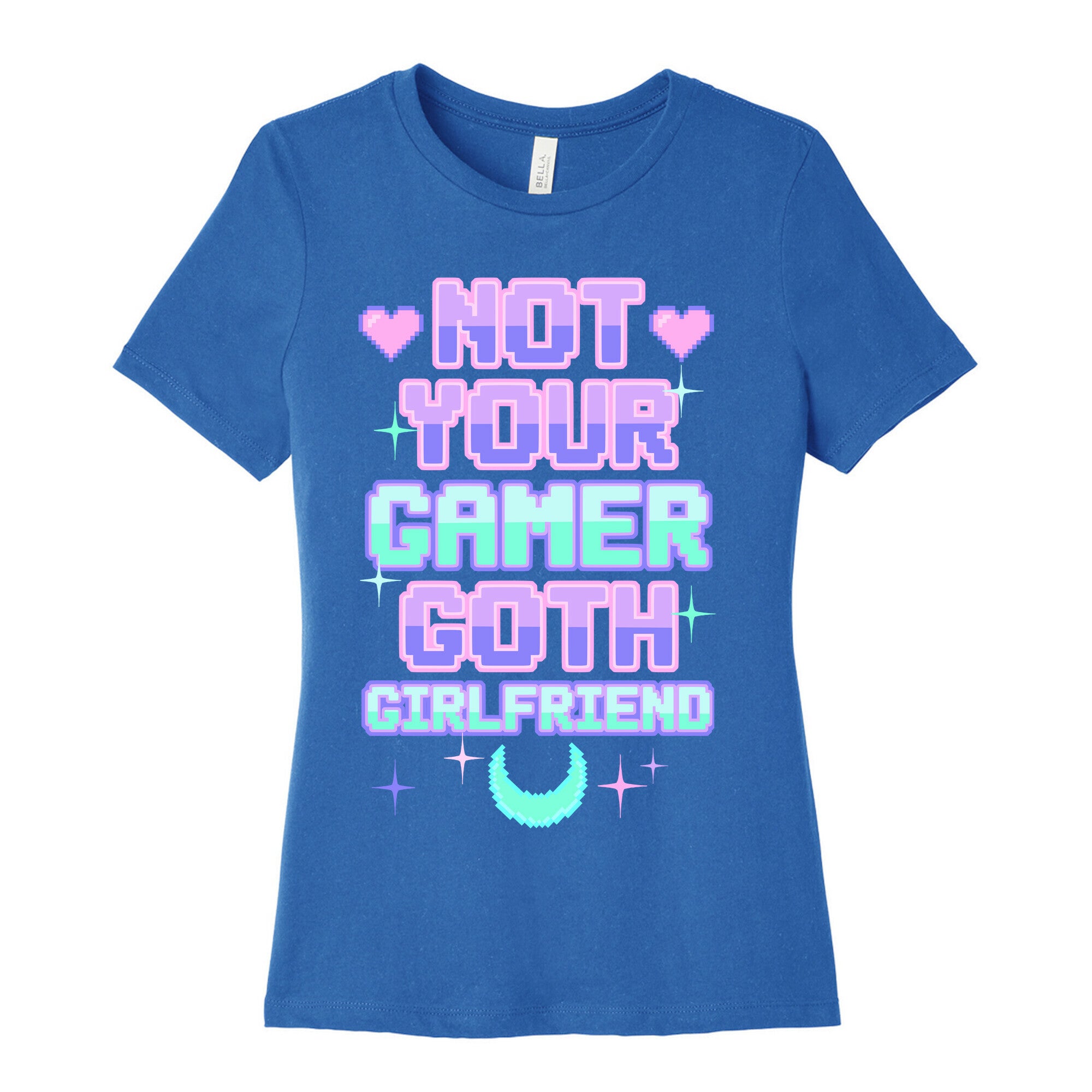 Not Your Gamer Goth Girlfriend Women's Cotton Tee