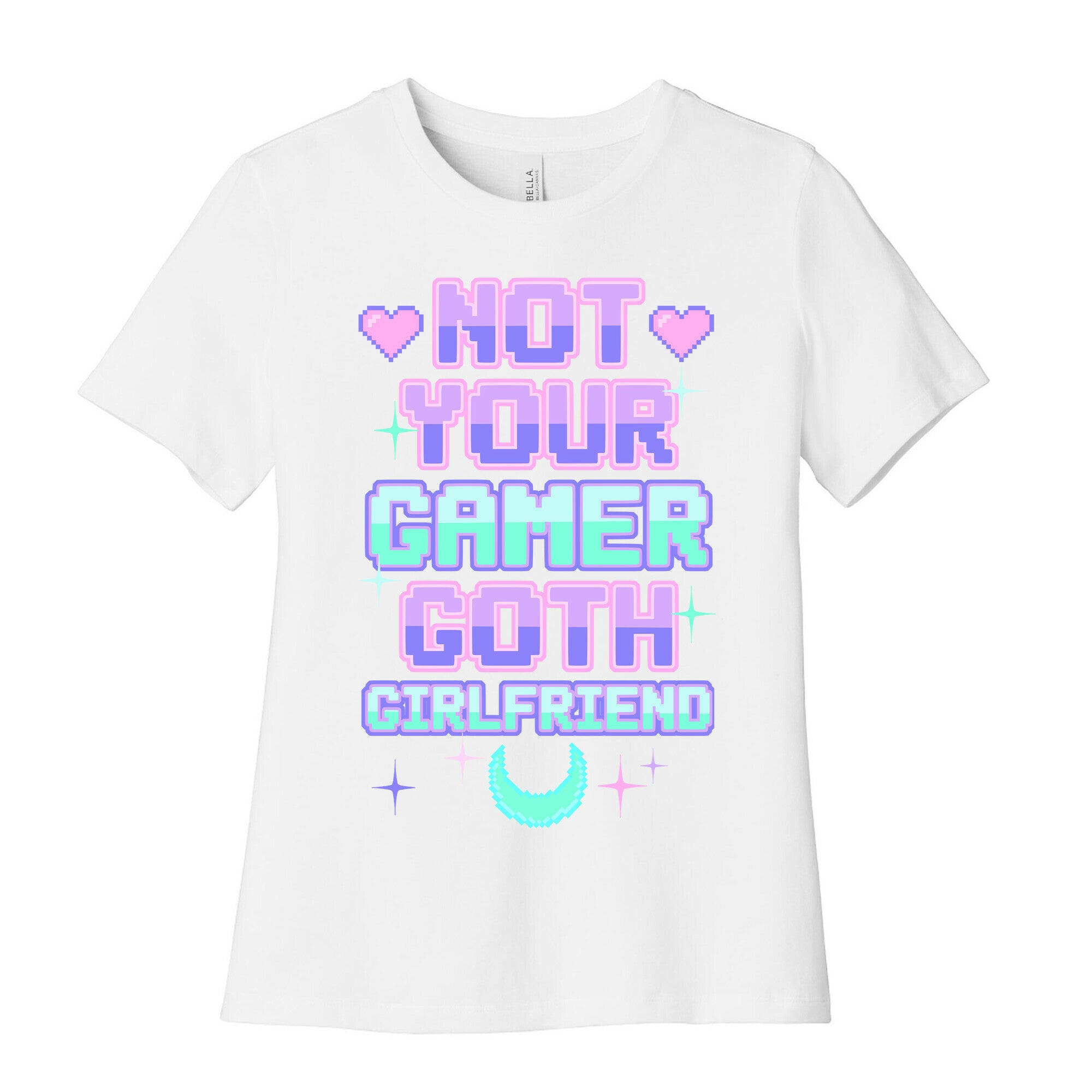 Not Your Gamer Goth Girlfriend Women's Cotton Tee