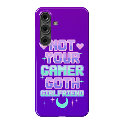 Not Your Gamer Goth Girlfriend Phone Case