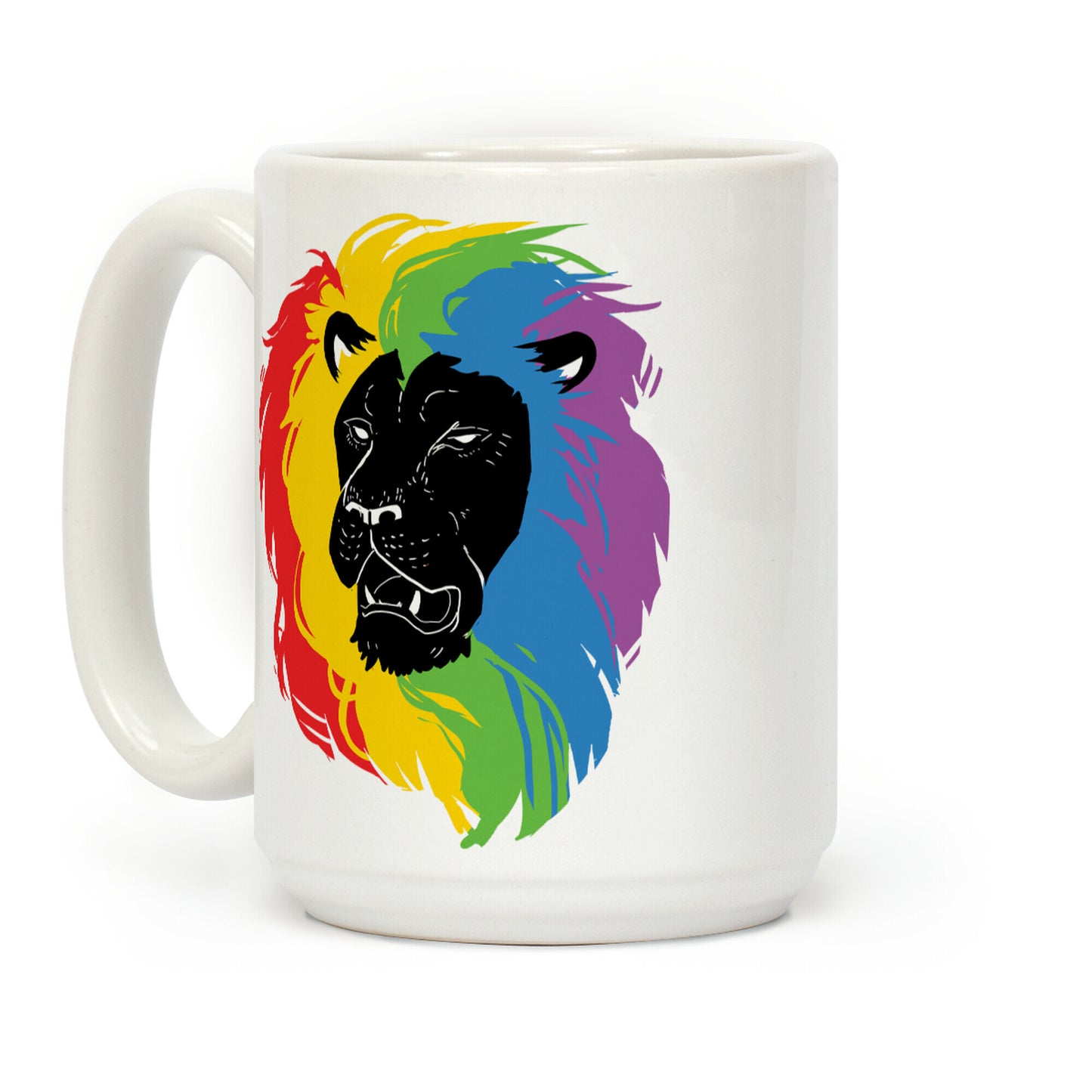 Rainbow Lion Coffee Mug