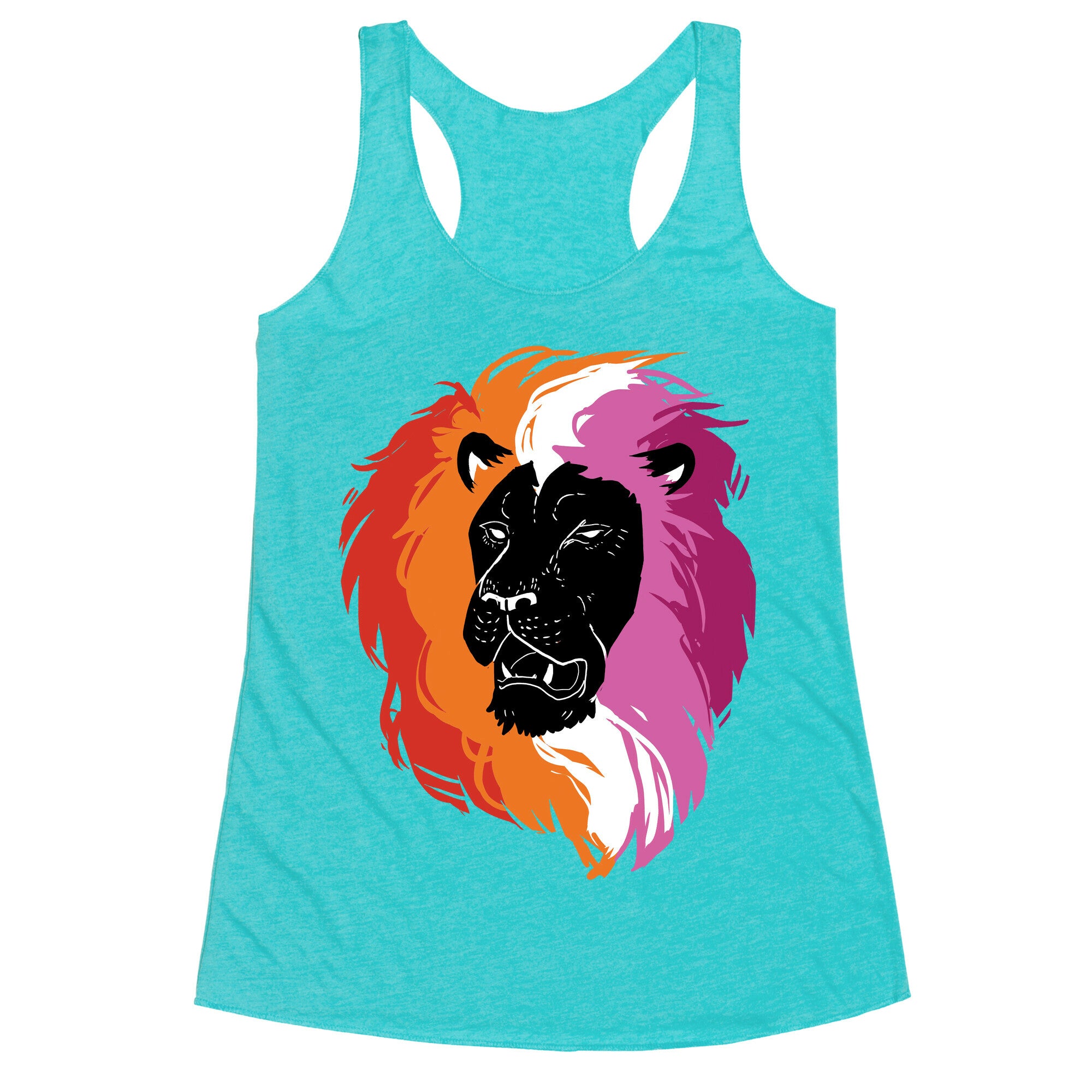Lesbian Lion Pride Racerback Tank