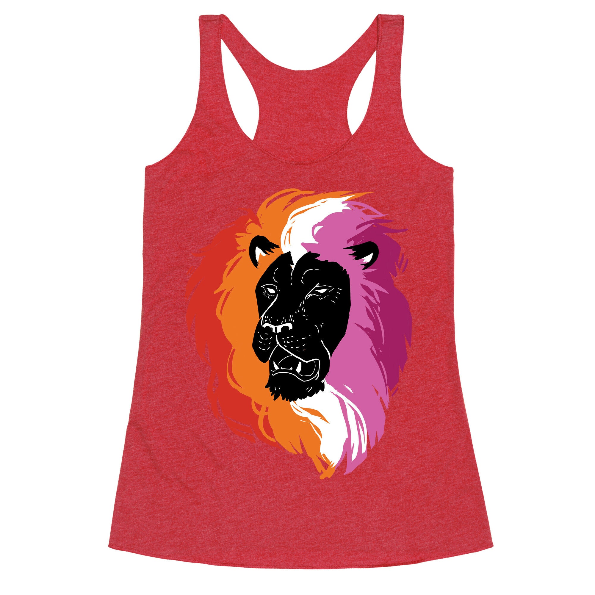 Lesbian Lion Pride Racerback Tank