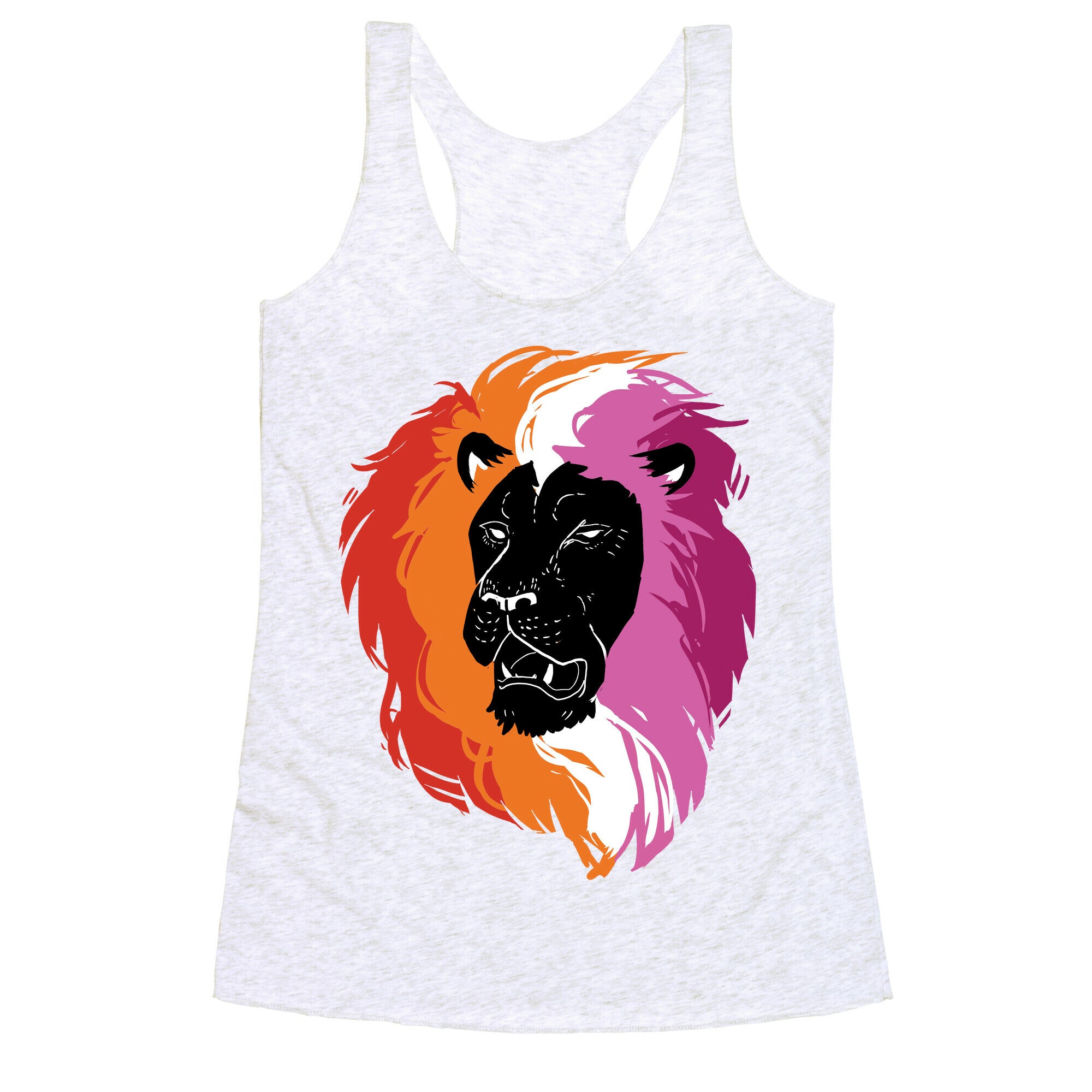 Lesbian Lion Pride Racerback Tank