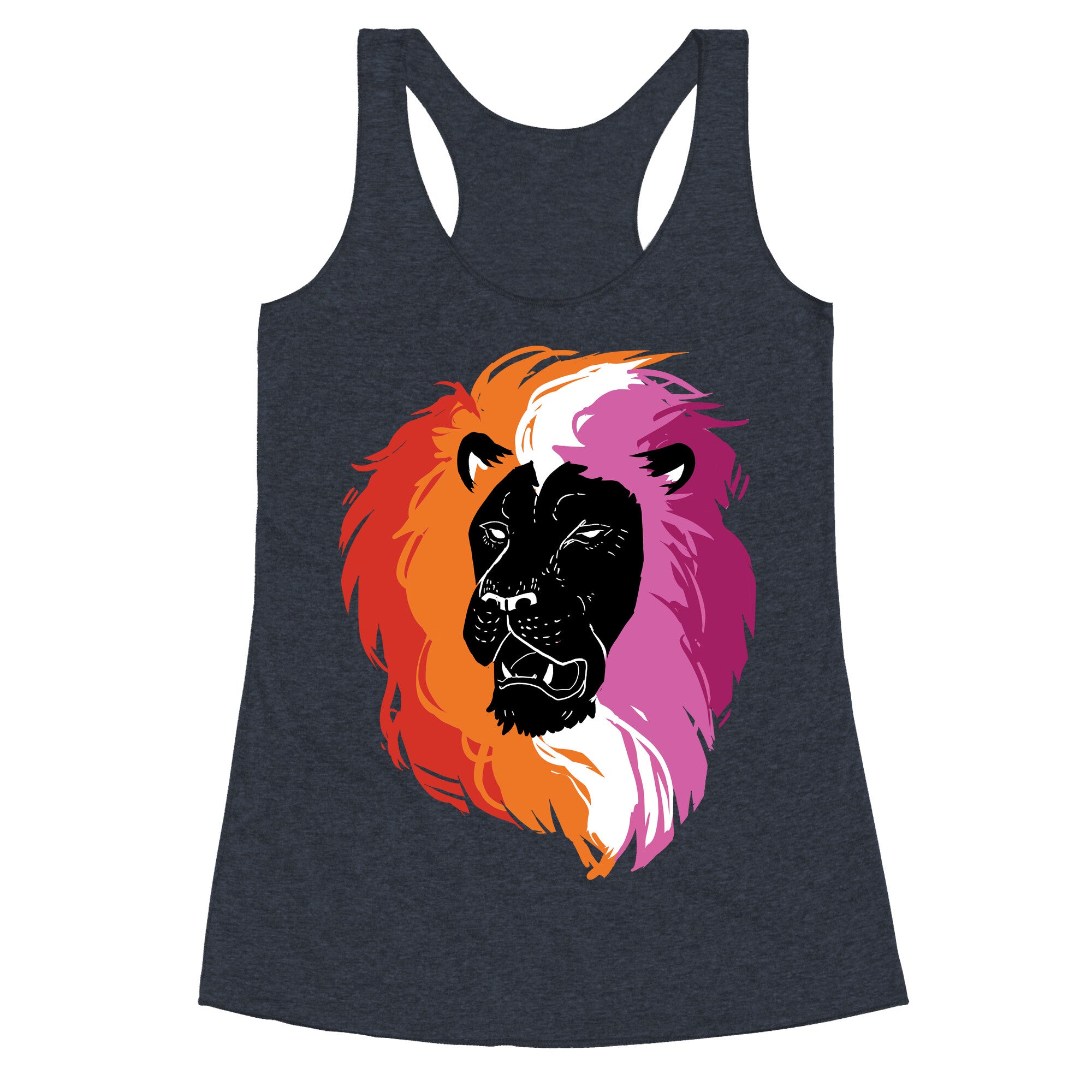 Lesbian Lion Pride Racerback Tank