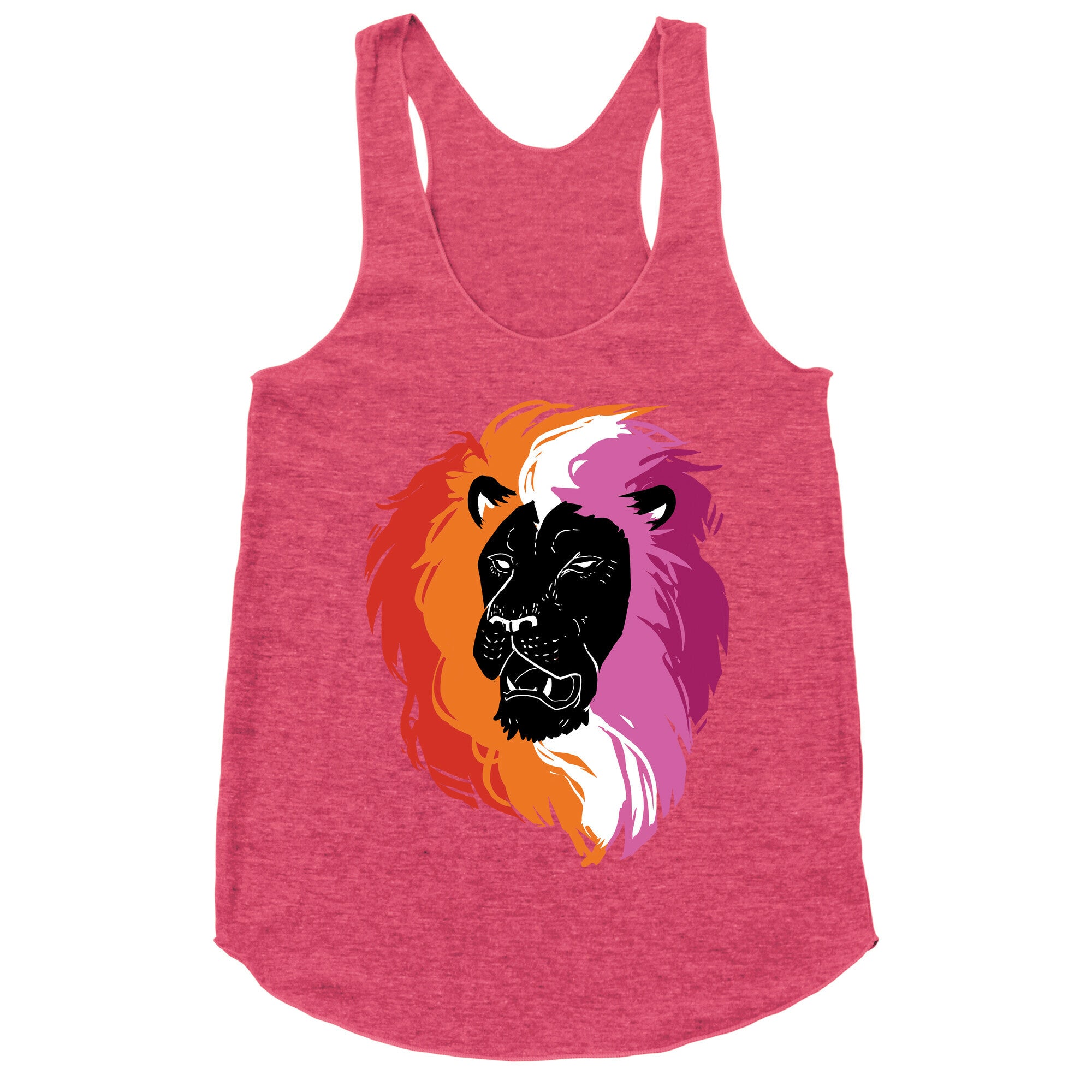 Lesbian Lion Pride Racerback Tank