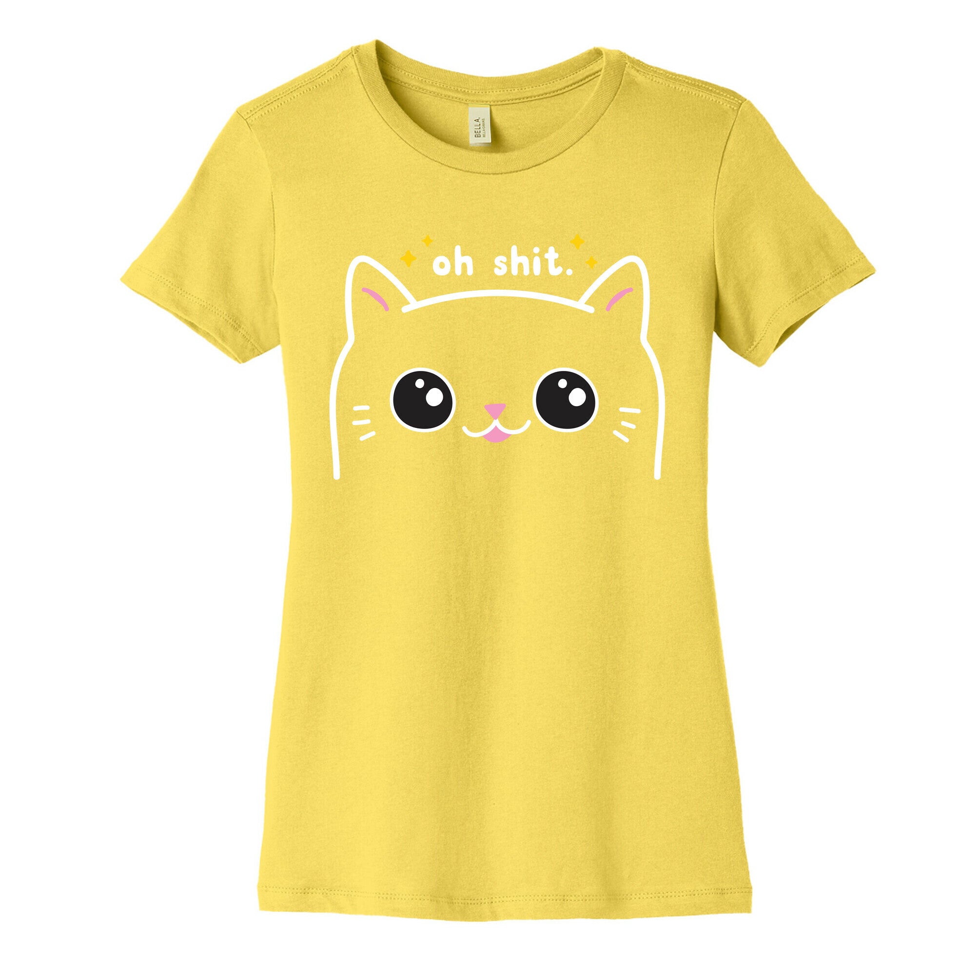 Cuss Cat Oh Shit Women's Cotton Tee