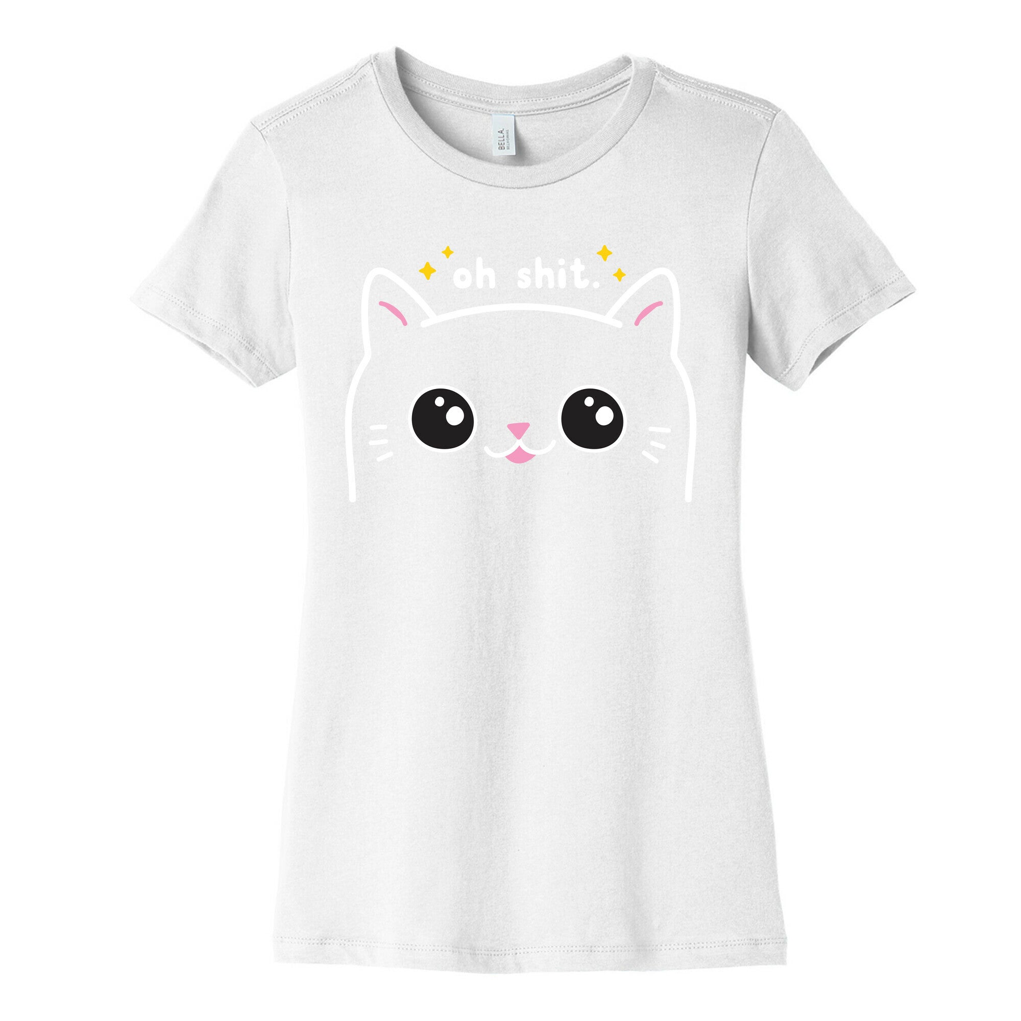 Cuss Cat Oh Shit Women's Cotton Tee