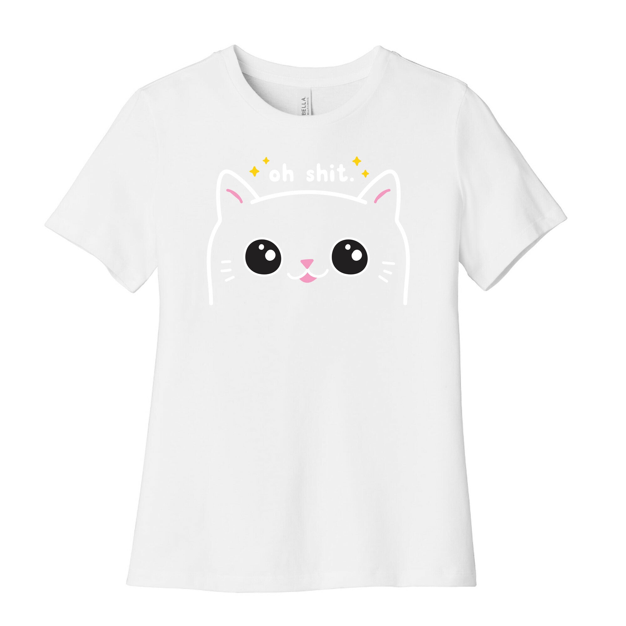 Cuss Cat Oh Shit Women's Cotton Tee