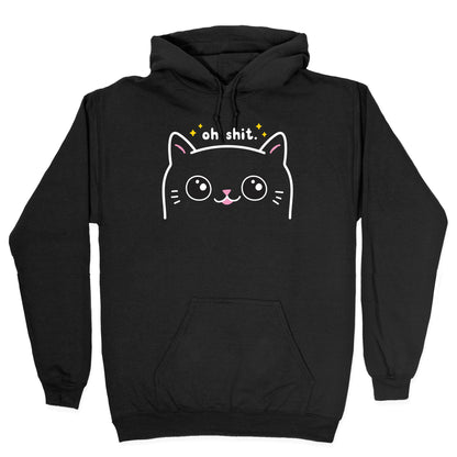 Cuss Cat Oh Shit Hoodie