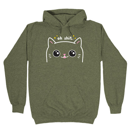 Cuss Cat Oh Shit Hoodie