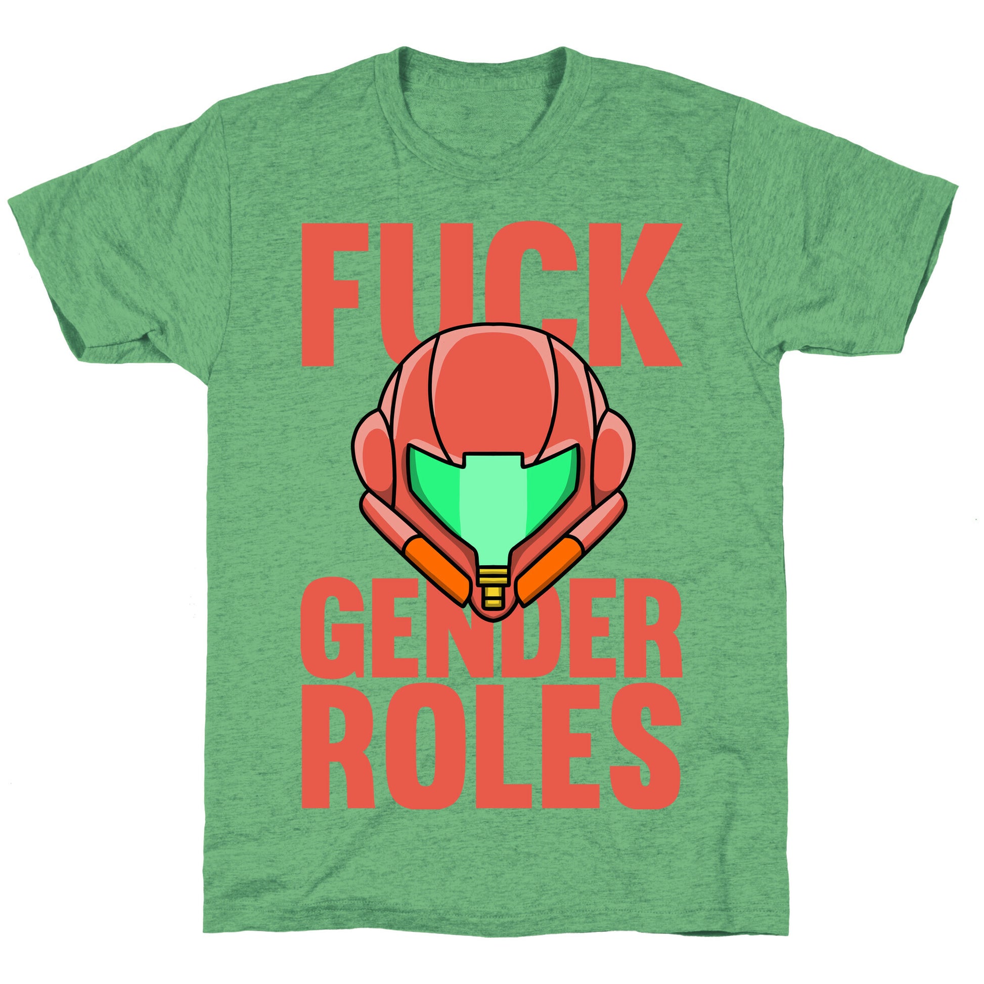 Fuck Gender Roles (Samus Aran) Unisex Triblend Tee