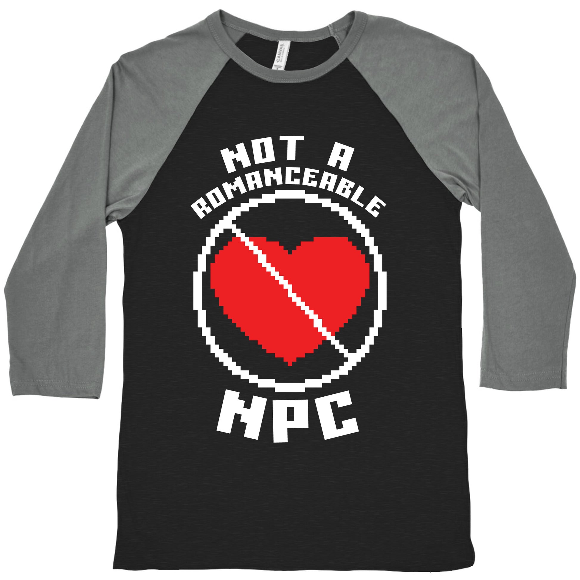 Not A Romanceable NPC Baseball Tee