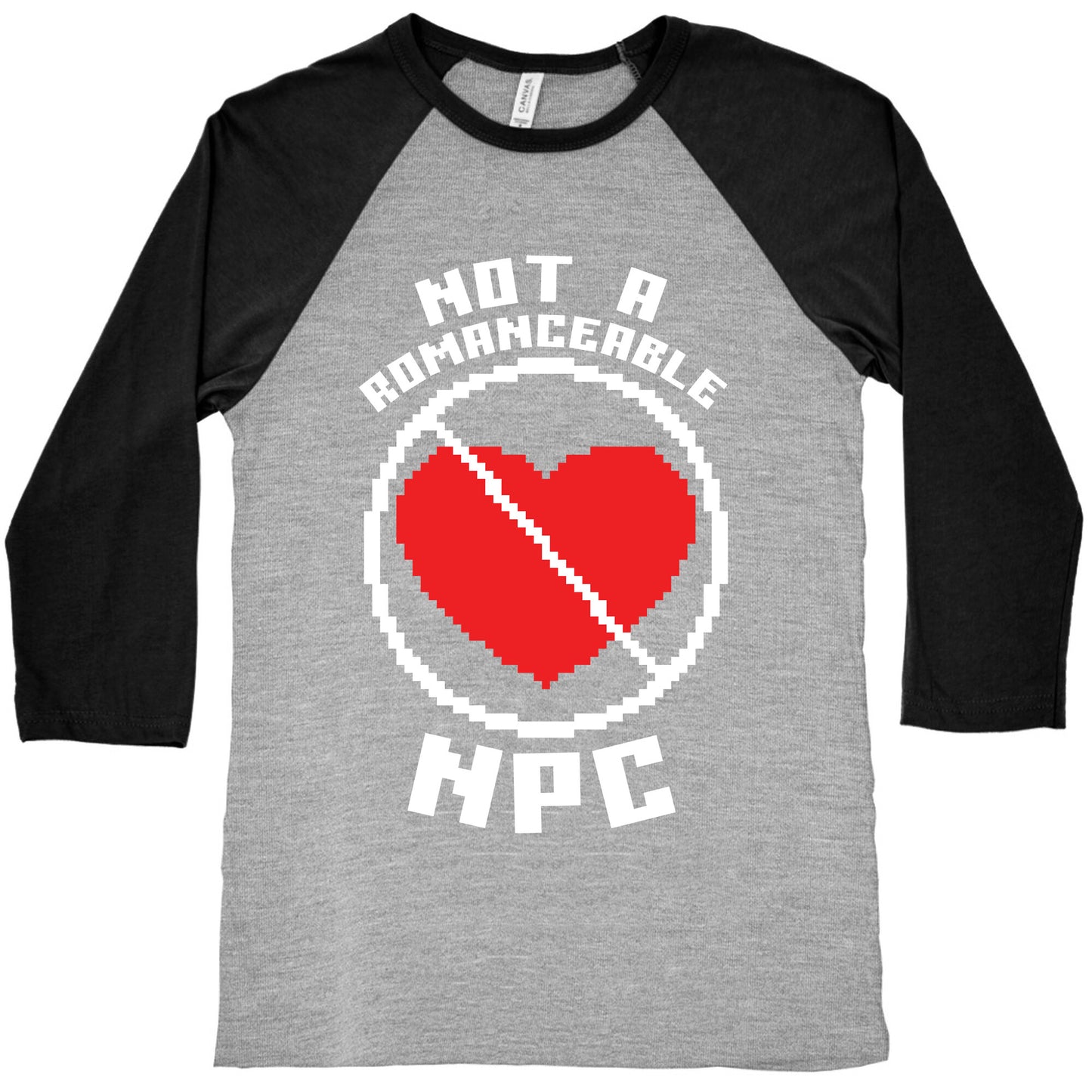 Not A Romanceable NPC Baseball Tee