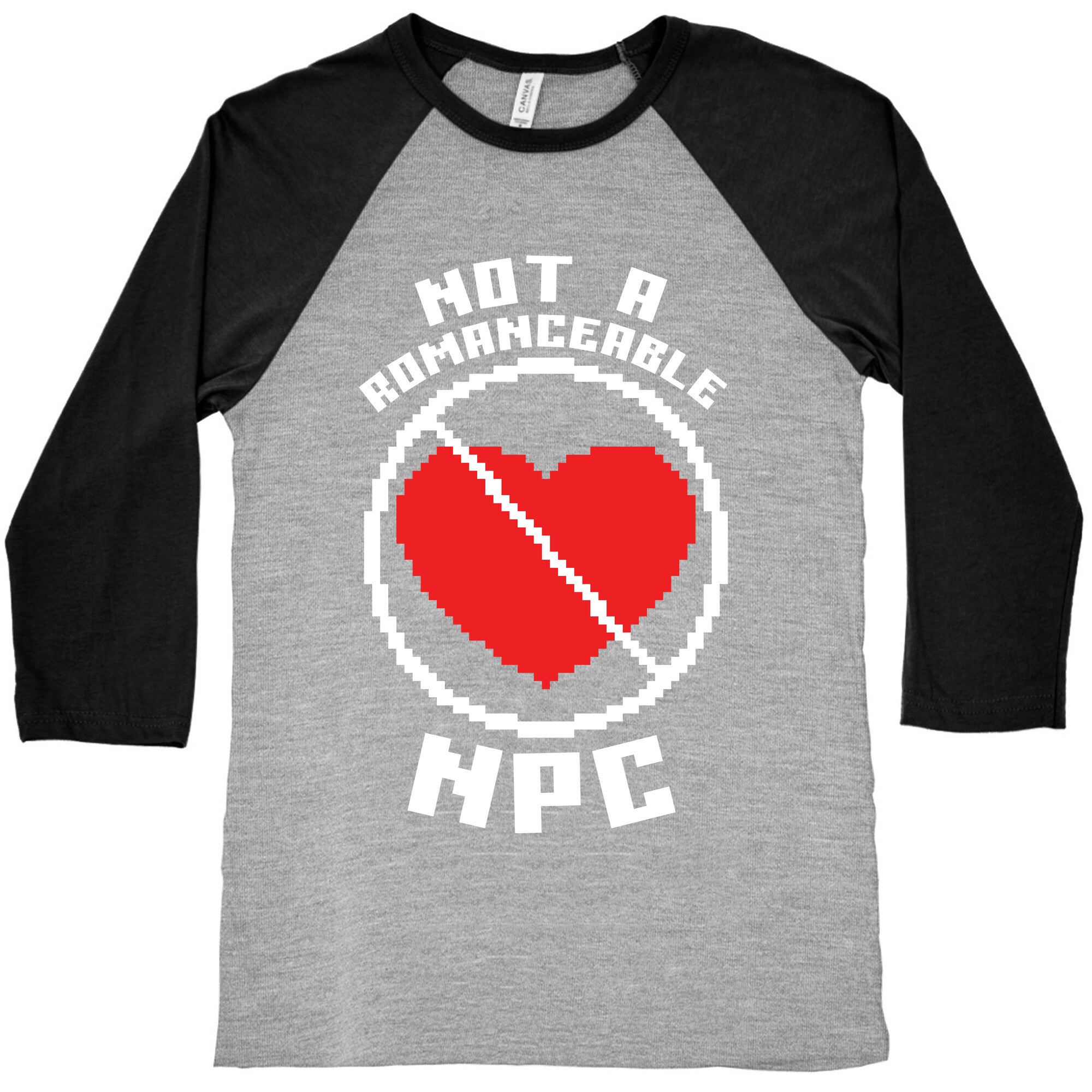 Not A Romanceable NPC Baseball Tee