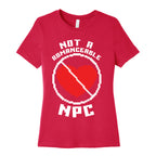 Not A Romanceable NPC Women's Cotton Tee