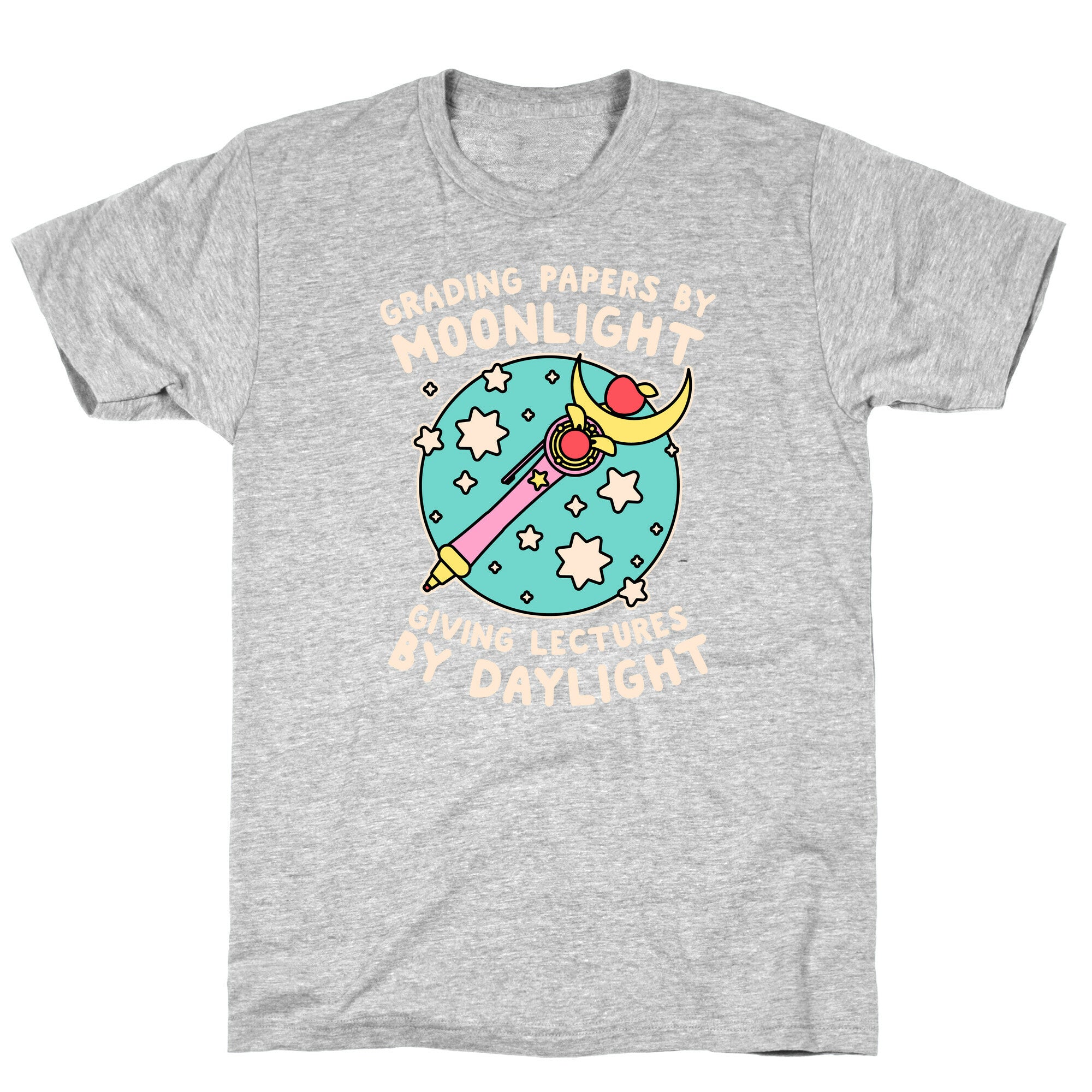 Grading Papers By Moonlight  T-Shirt