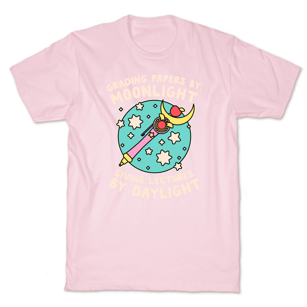 Grading Papers By Moonlight  T-Shirt
