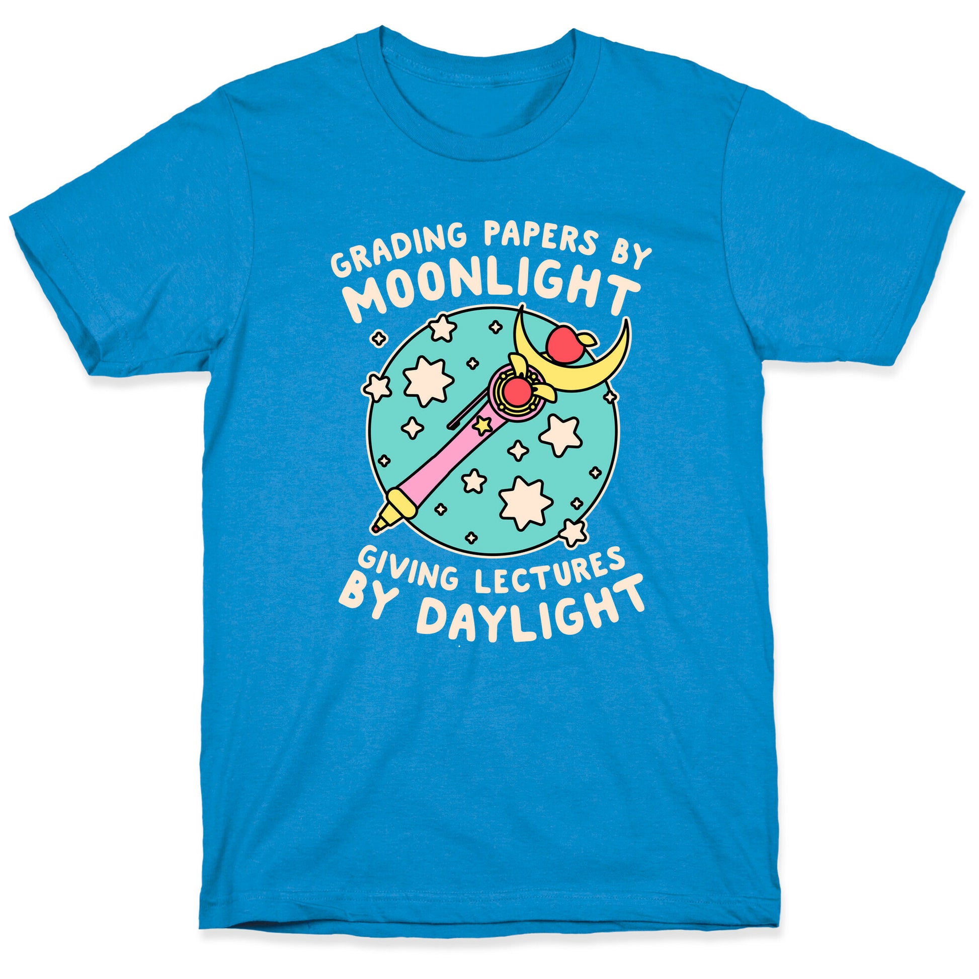Grading Papers By Moonlight  T-Shirt
