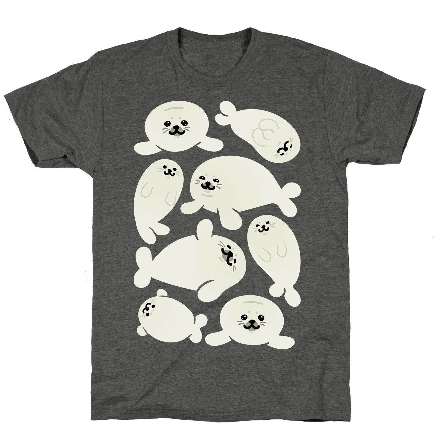 Baby Seals Pattern Study Unisex Triblend Tee