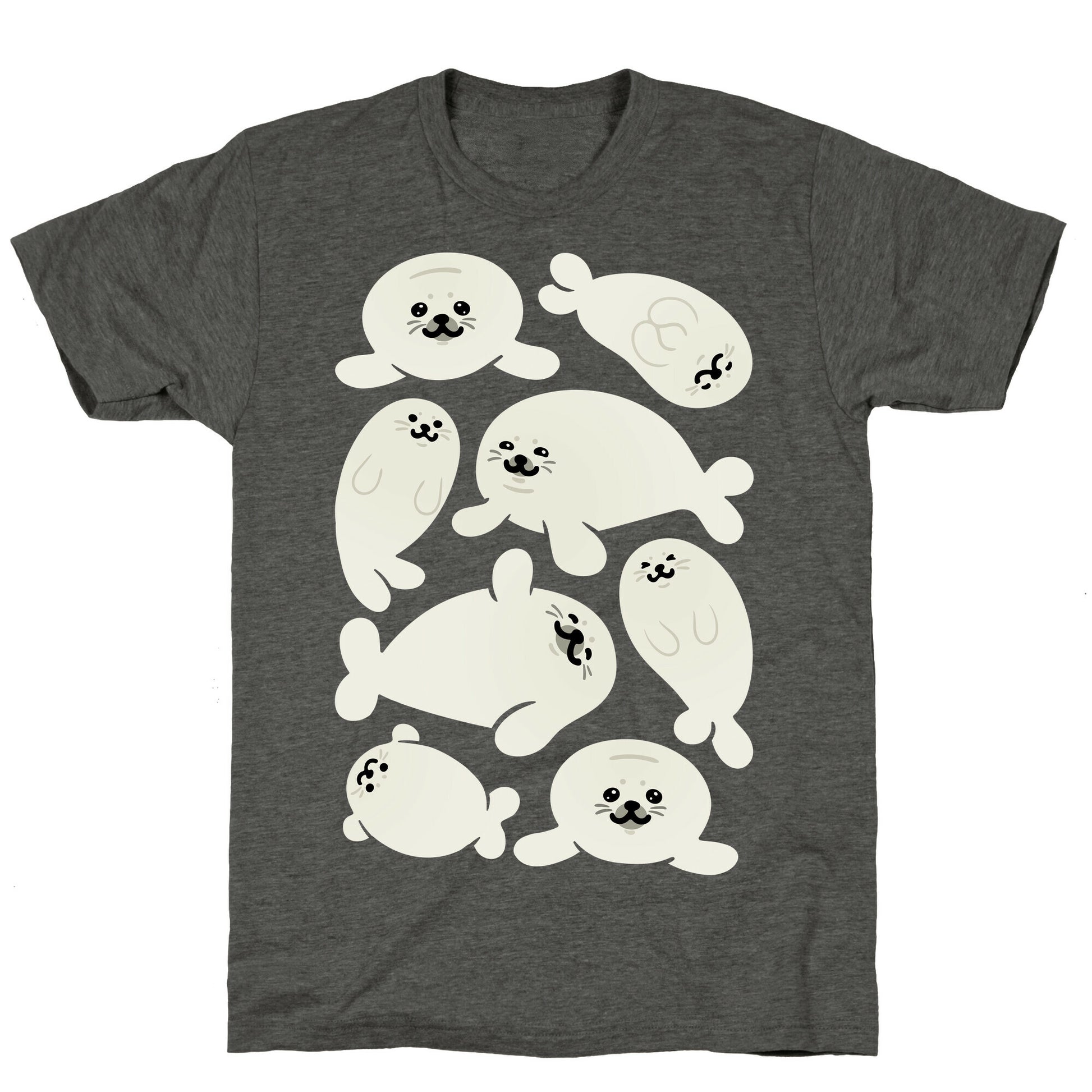 Baby Seals Pattern Study Unisex Triblend Tee