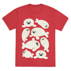 Baby Seals Pattern Study Unisex Triblend Tee