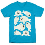 Baby Seals Pattern Study Unisex Triblend Tee