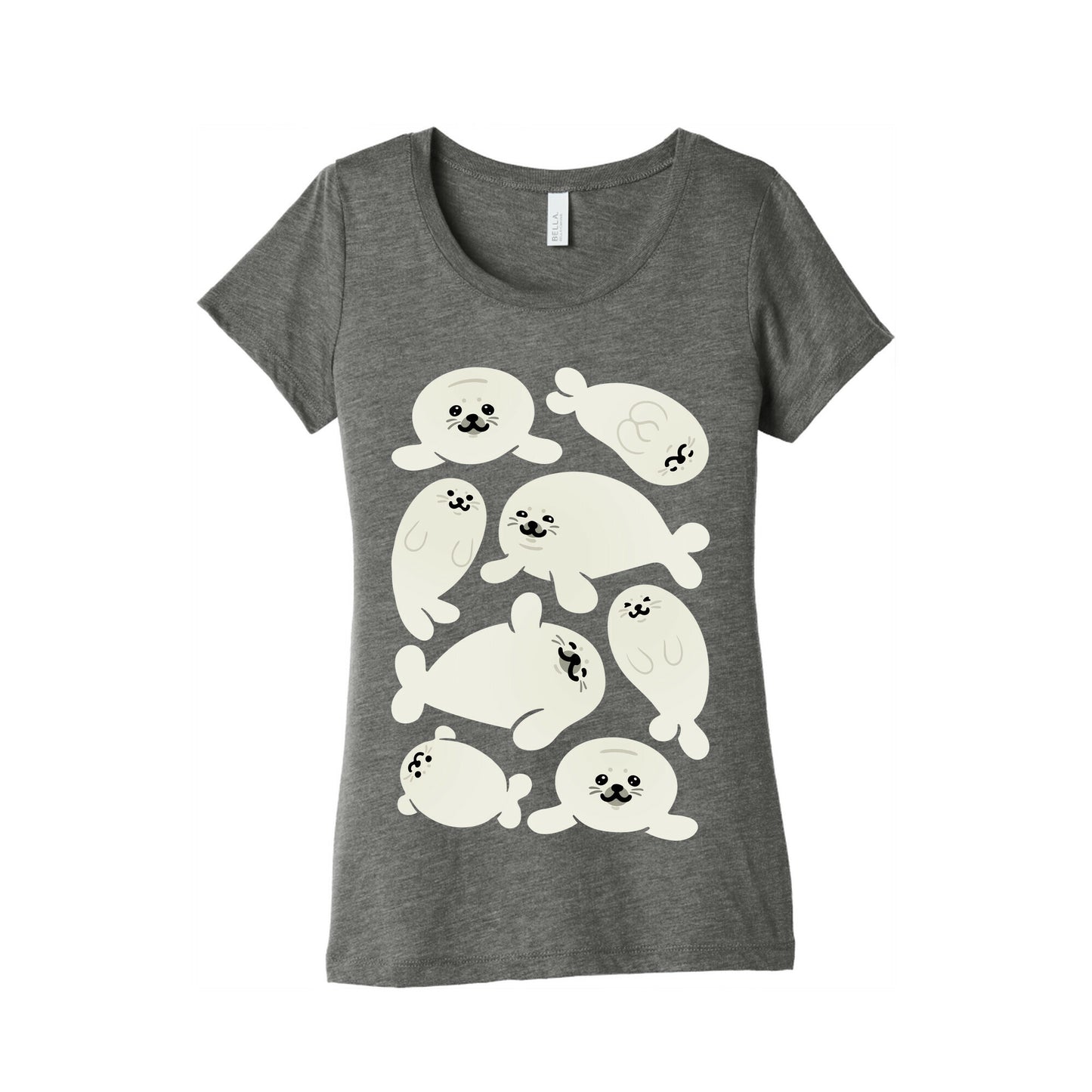 Baby Seals Pattern Study Women's Triblend Tee