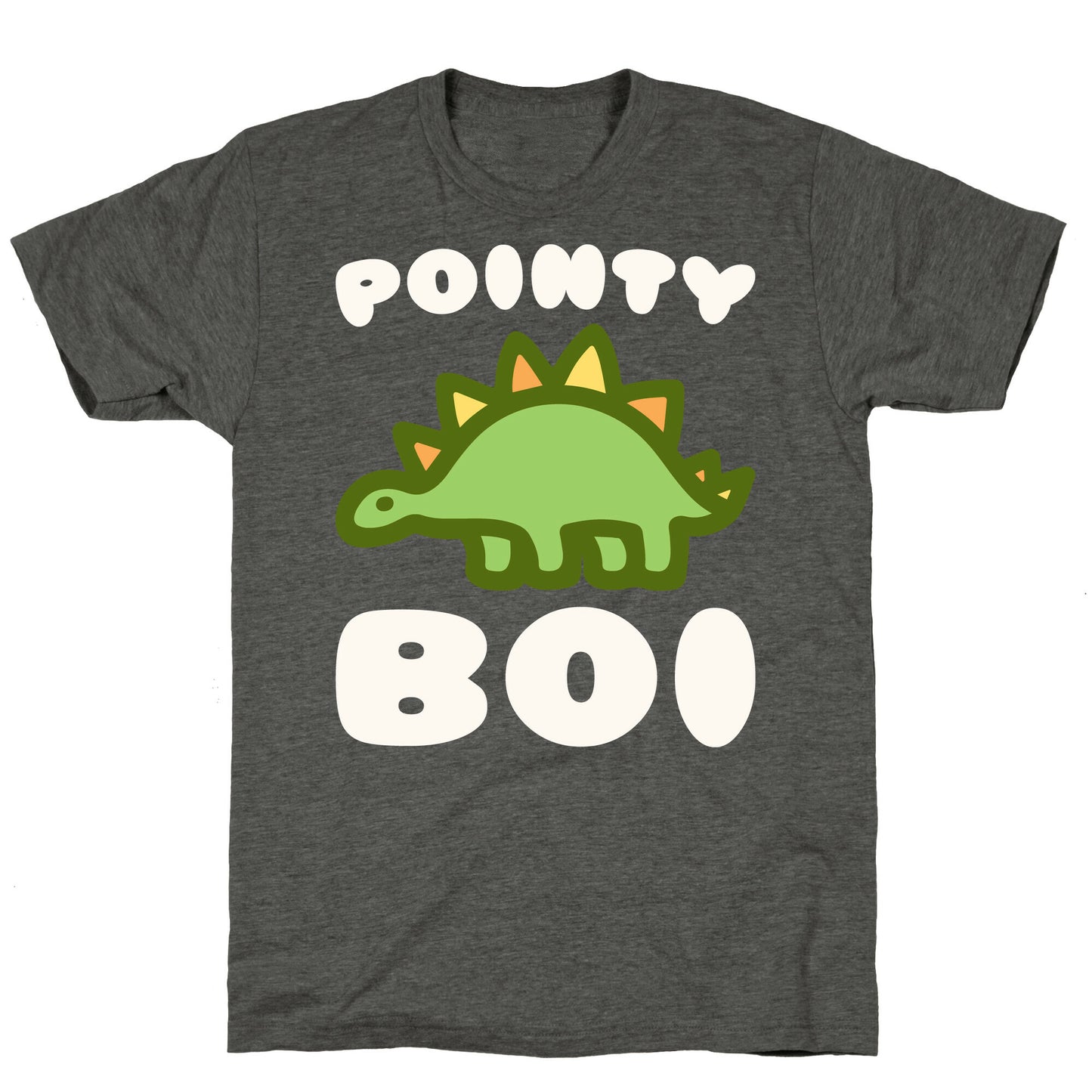Pointy Boi Stegosaurus Unisex Triblend Tee