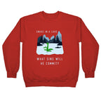 Snake In a Lake Crewneck Sweatshirt