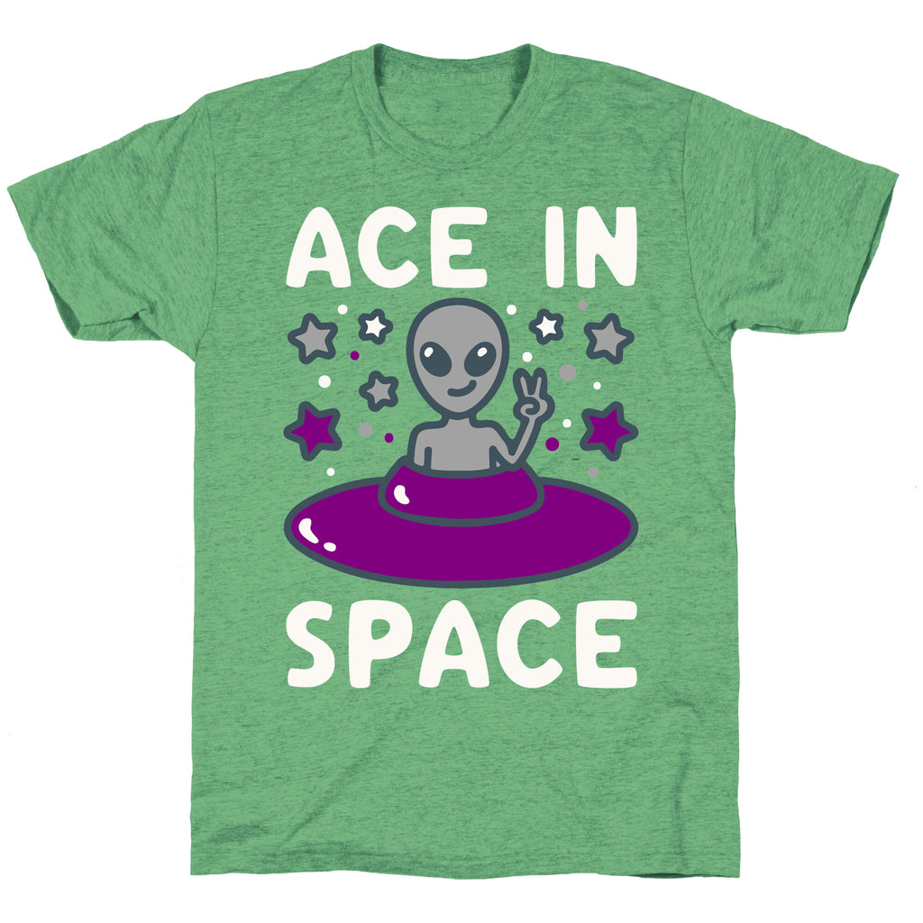 Ace In Space Alien Parody Unisex Triblend Tee