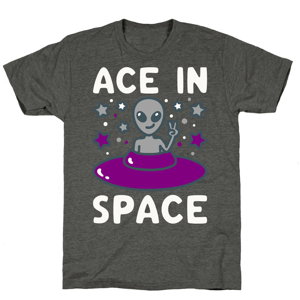 Ace In Space Alien Parody Unisex Triblend Tee