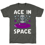 Ace In Space Alien Parody Unisex Triblend Tee