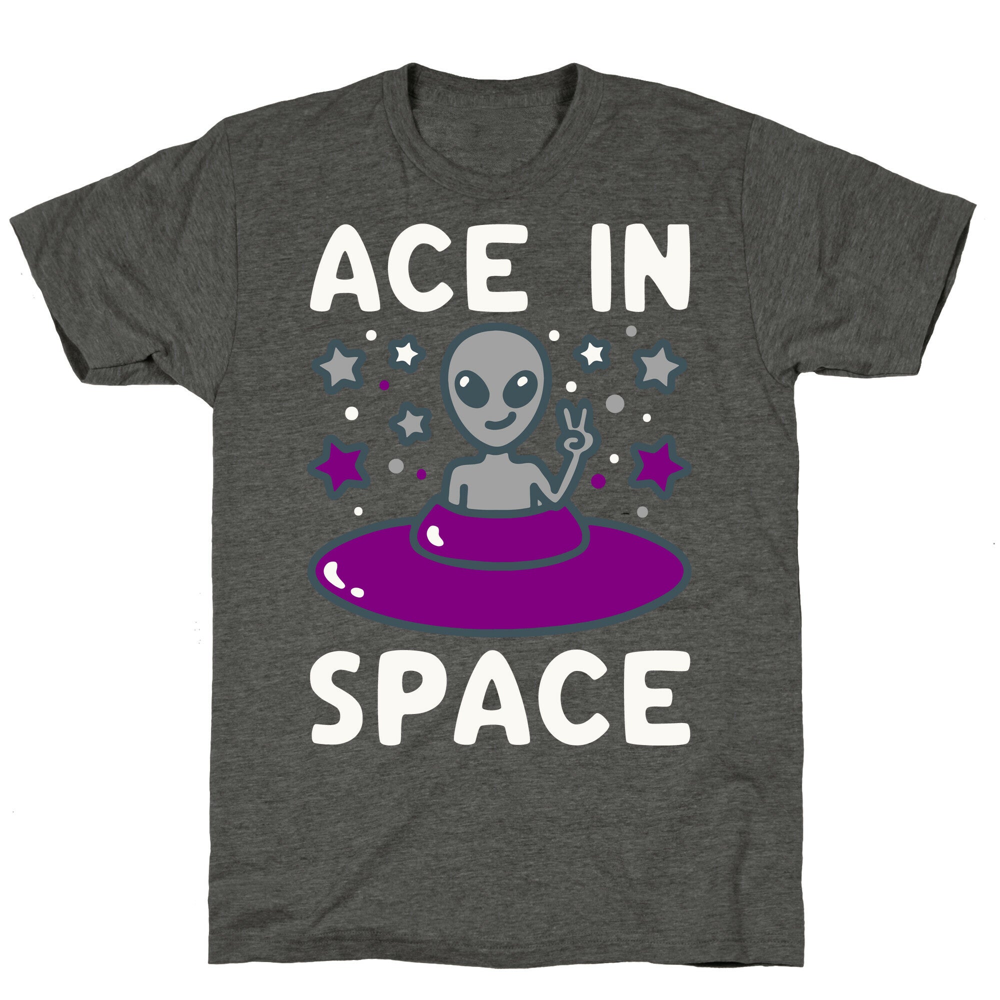 Ace In Space Alien Parody Unisex Triblend Tee