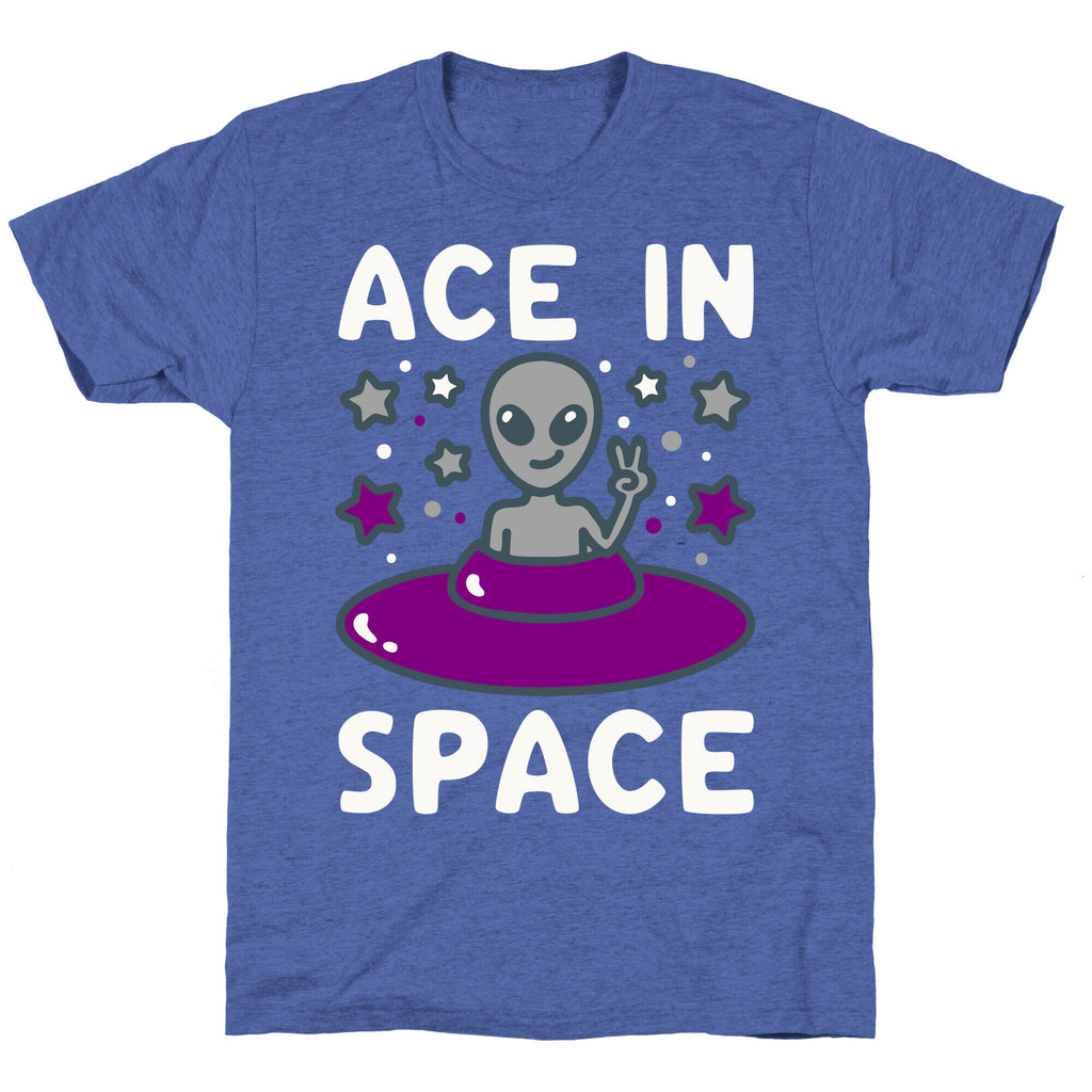 Ace In Space Alien Parody Unisex Triblend Tee