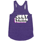 Just Vibing (Ace Pride) Racerback Tank