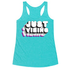 Just Vibing (Ace Pride) Racerback Tank